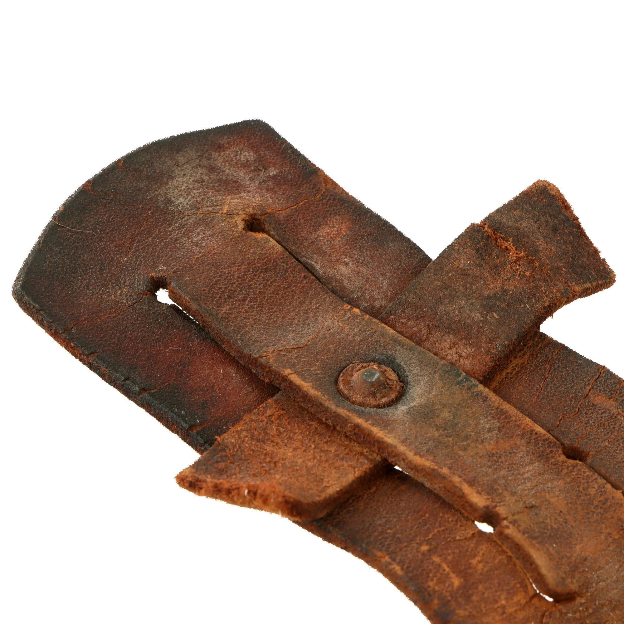 Original Rare U.S. WWII Everitt Black Handle Knuckle Fighting Knife with Scabbard - Named 'Warren Shanks' — image 13