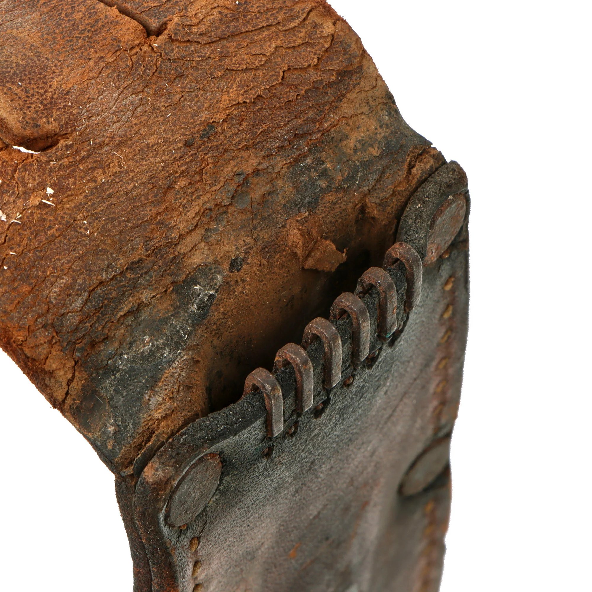 Original Rare U.S. WWII Everitt Black Handle Knuckle Fighting Knife with Scabbard - Named 'Warren Shanks' — image 14