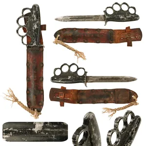 Original Rare U.S. WWII Everitt Black Handle Knuckle Fighting Knife …