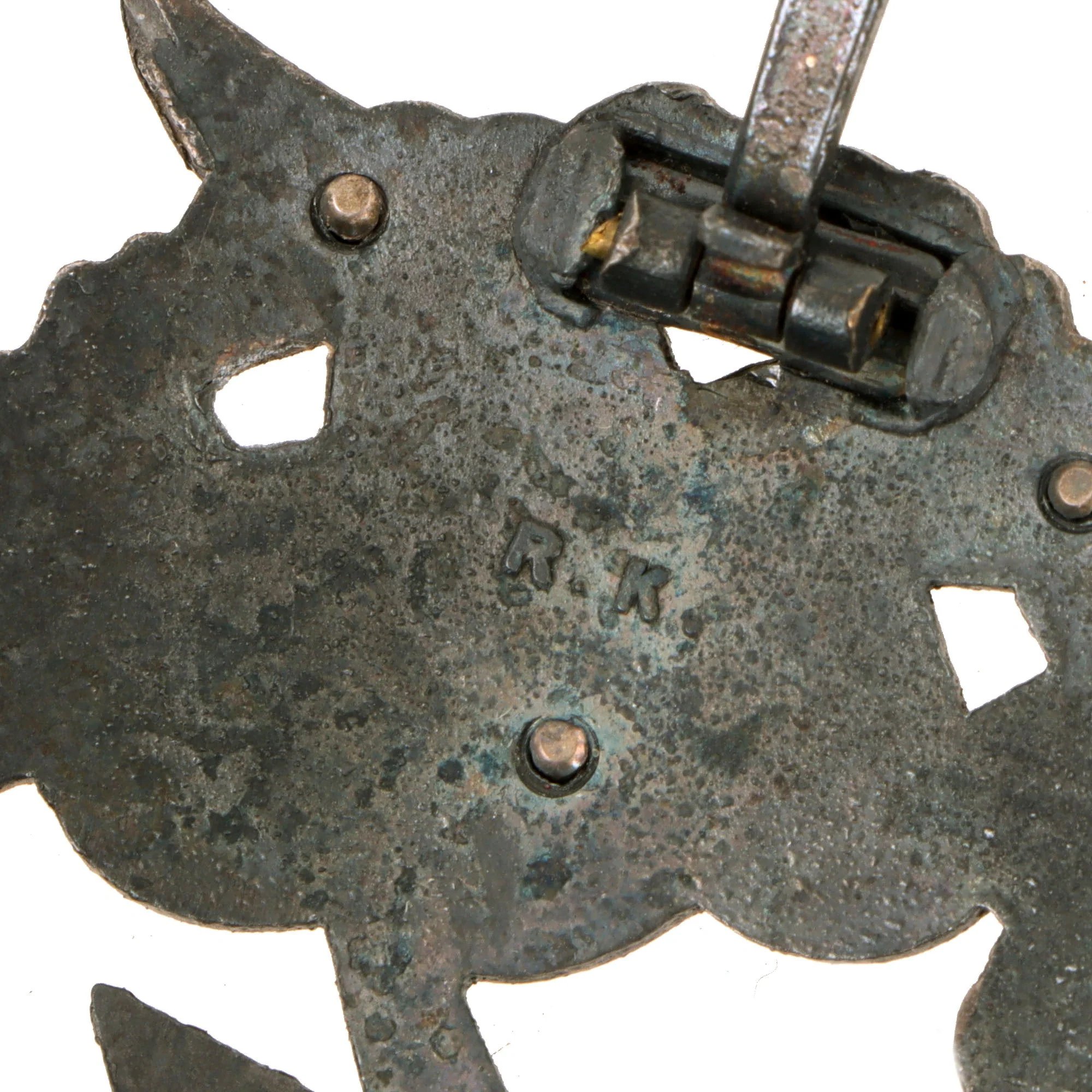 Original German WWII Luftwaffe Ground Assault Badge by Rudolf Karneth in Box - Erdkampfabzeichen der Luftwaffe — image 6