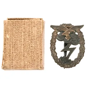 Original German WWII Luftwaffe Ground Assault Badge by Rudolf Karneth …