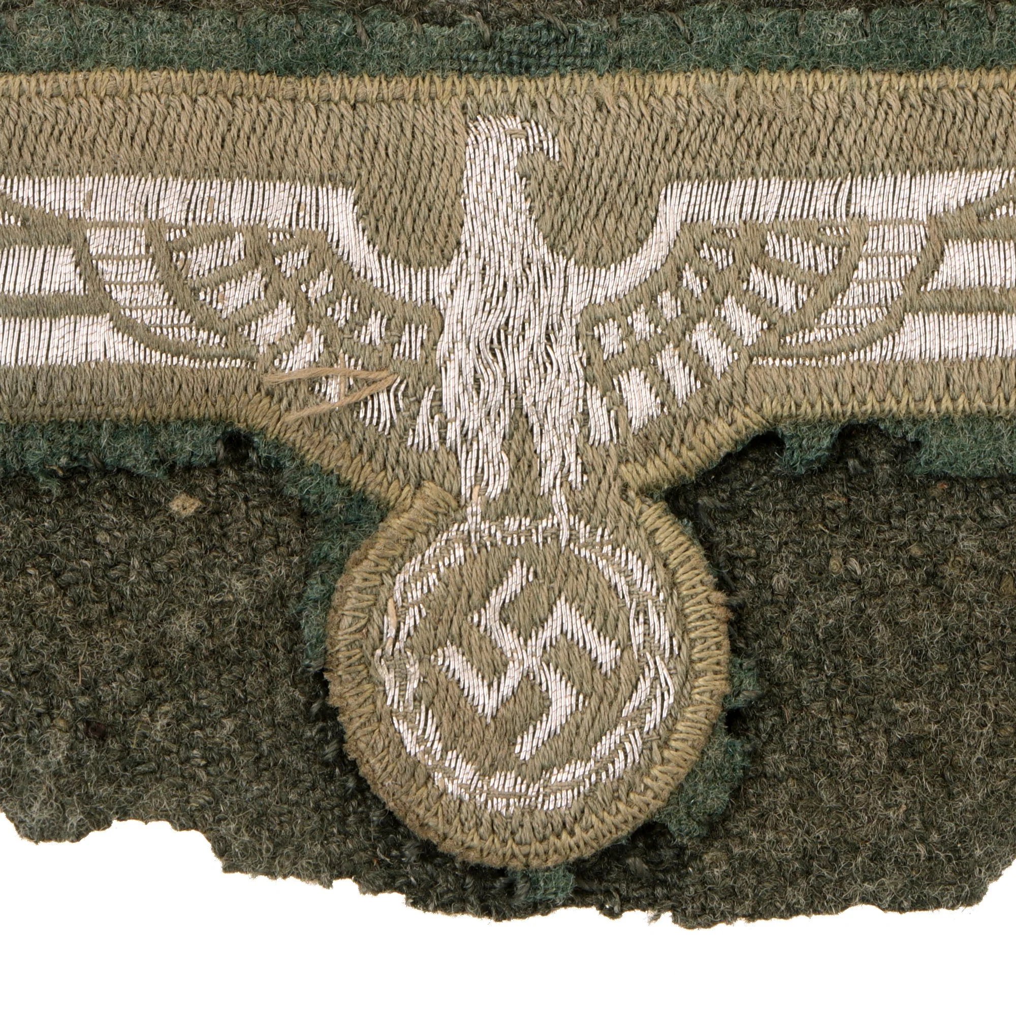Original German WWII Heer Army M35 Waffenrock Uniform Tunic Cutoff Breast Eagle — image 2