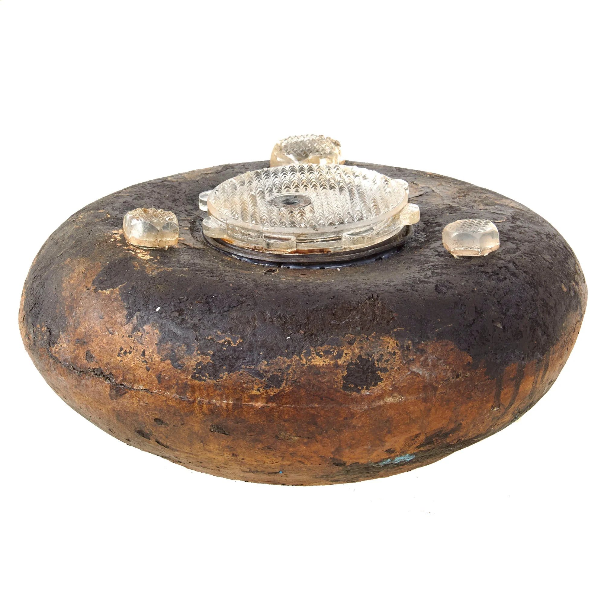 Original German WWII Incredibly Rare Inert Wehrmacht Topfmine A4531 Anti-Tank Landmine — image 4