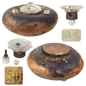 Original German WWII Incredibly Rare Inert Wehrmacht Topfmine A4531 Anti-Tank …