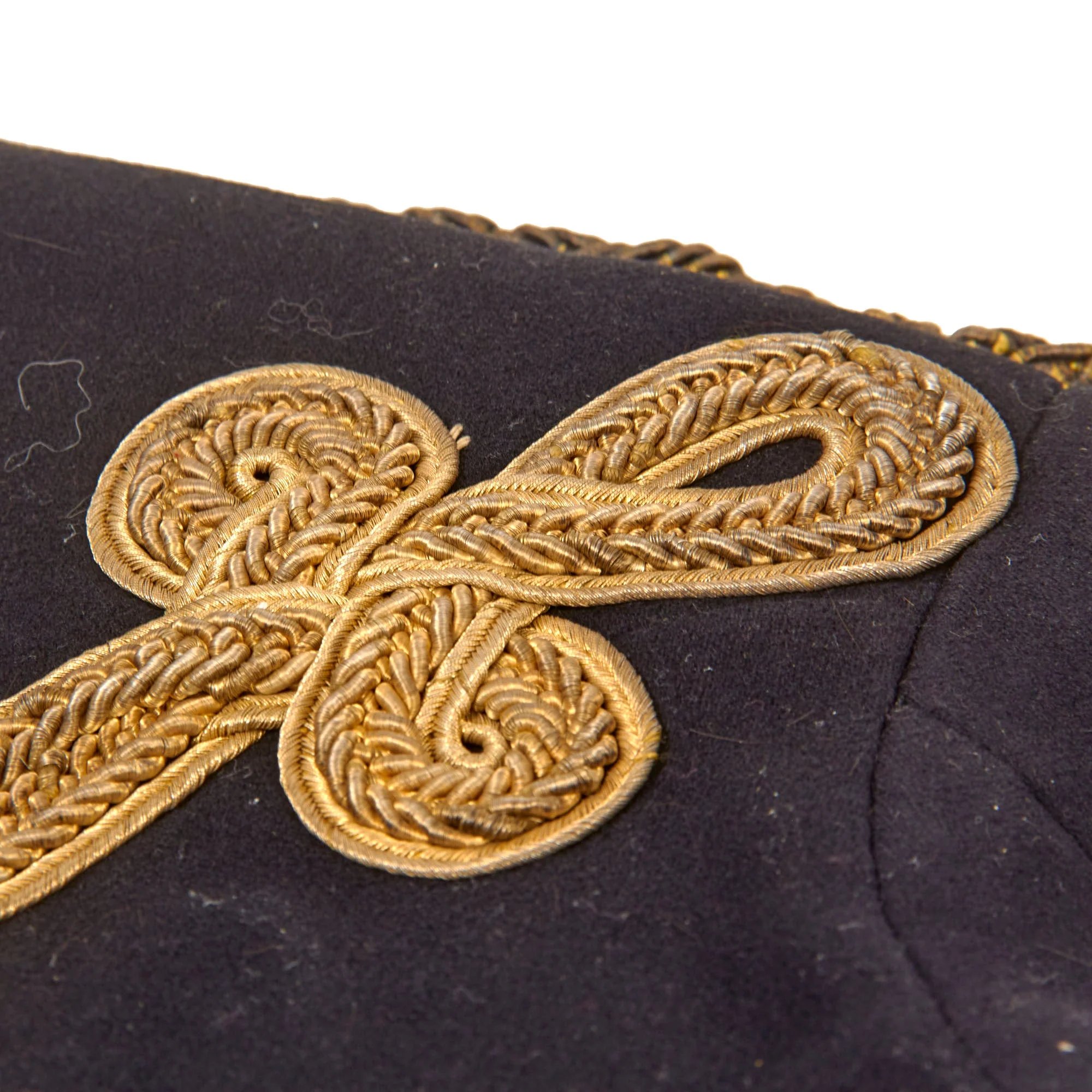 Original British Victorian 19th Royal Hussars (Queen Alexandra's Own) Major Officer's Busby & Full Dress Tunic Uniform Grouping with Sterling Silver Pouch Belt & Officer's Mess Waistcoat — image 37