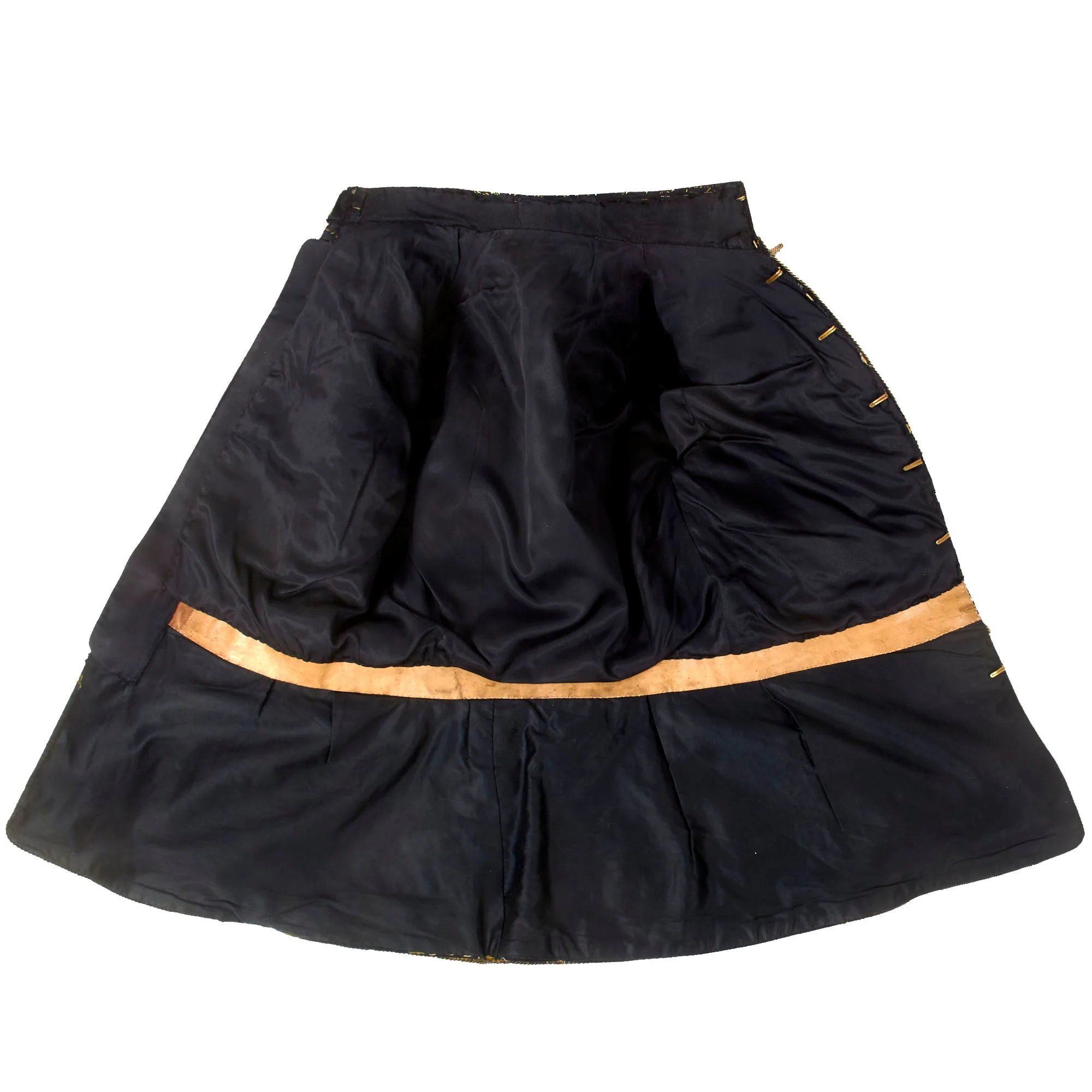 Original British Victorian 19th Royal Hussars (Queen Alexandra's Own) Major Officer's Busby & Full Dress Tunic Uniform Grouping with Sterling Silver Pouch Belt & Officer's Mess Waistcoat — image 40