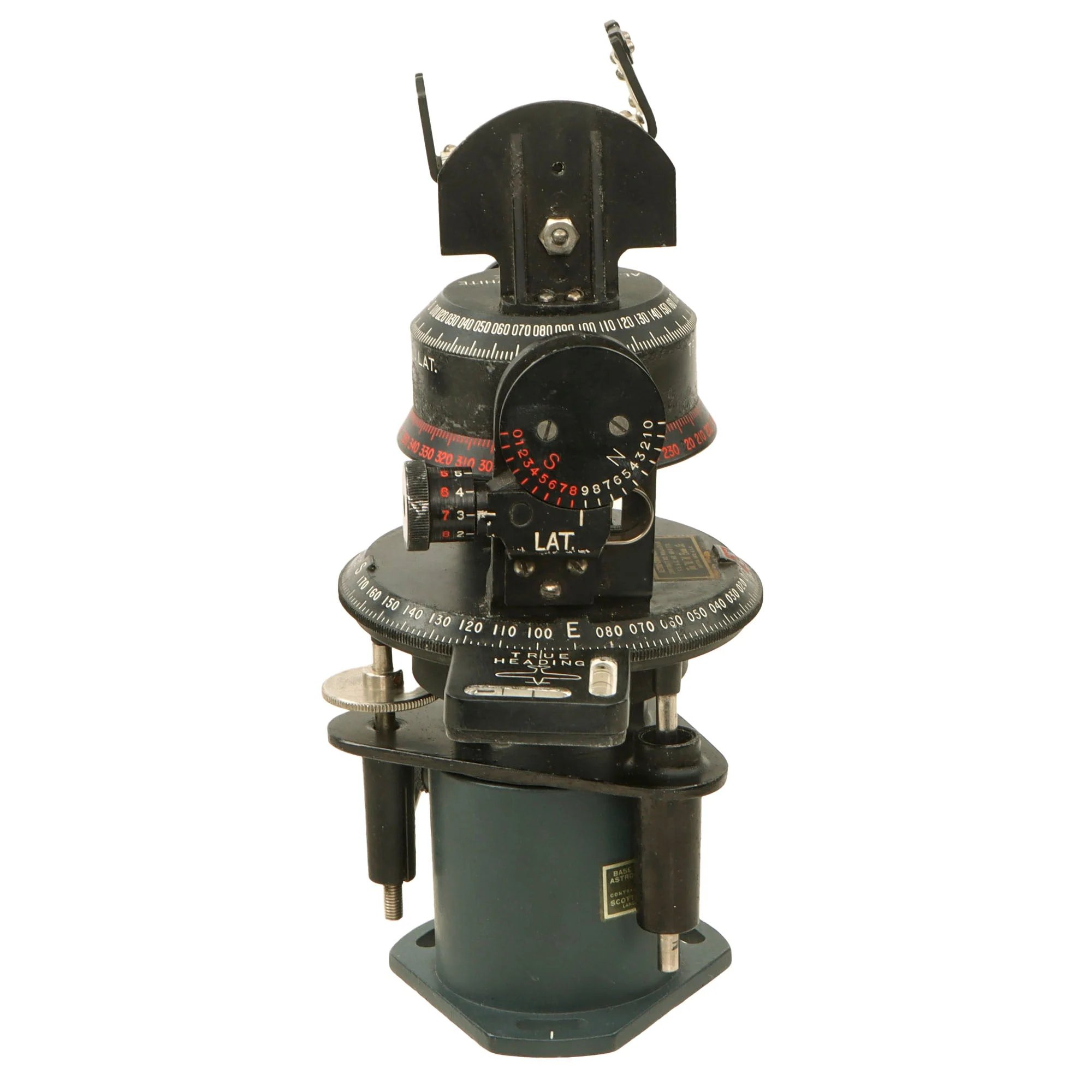 Original U.S. WWII AAF Astro-Compass Mk. II by The W.W. Boes Co. in Original Case — image 10