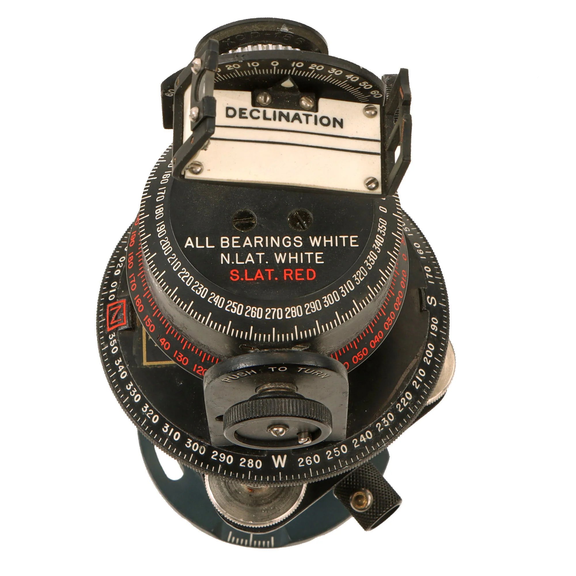 Original U.S. WWII AAF Astro-Compass Mk. II by The W.W. Boes Co. in Original Case — image 6