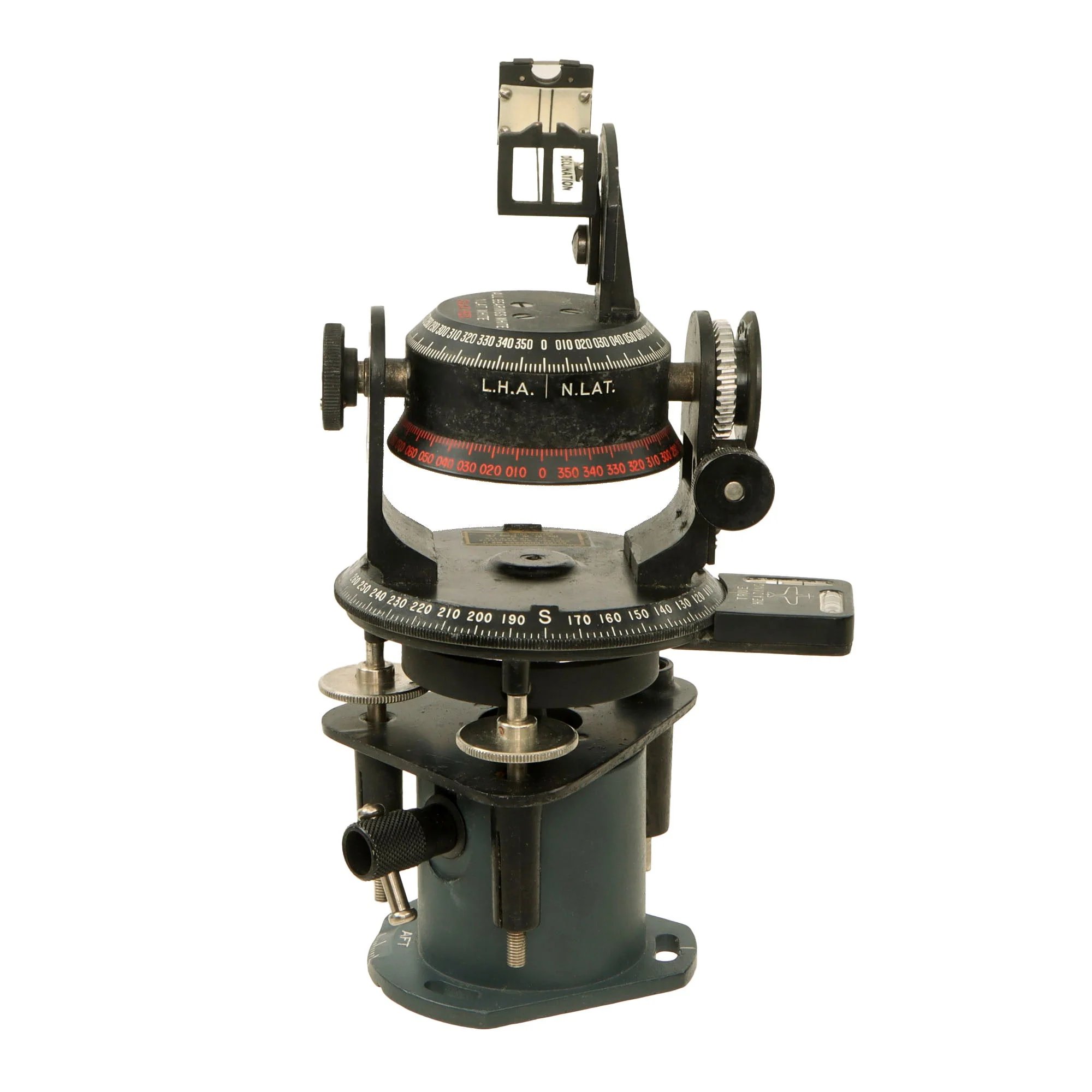 Original U.S. WWII AAF Astro-Compass Mk. II by The W.W. Boes Co. in Original Case — image 9