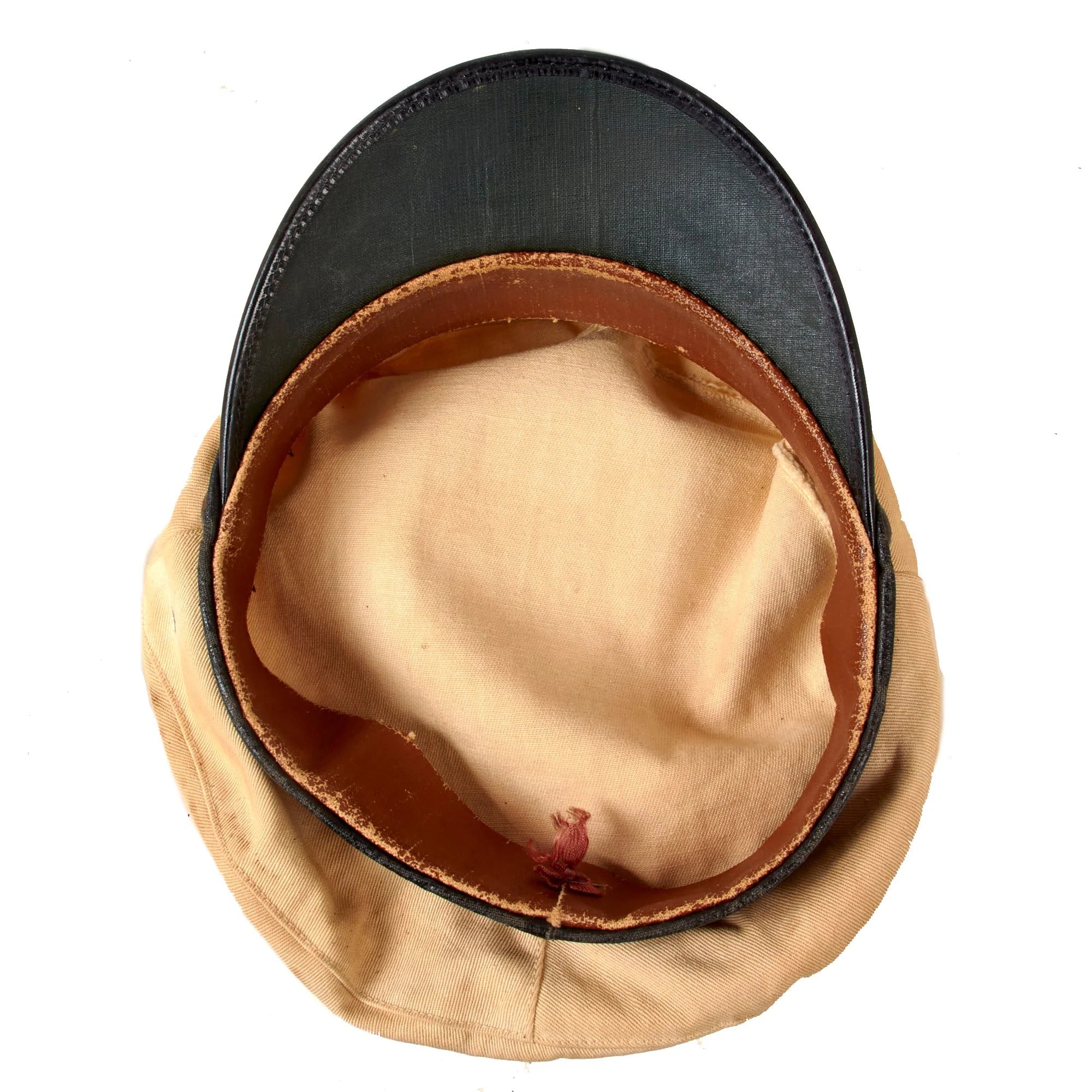 Original German WWII Kriegsmarine Navy White Summer Weight Senior NCO's Schirmmütze Visor Cap — image 10