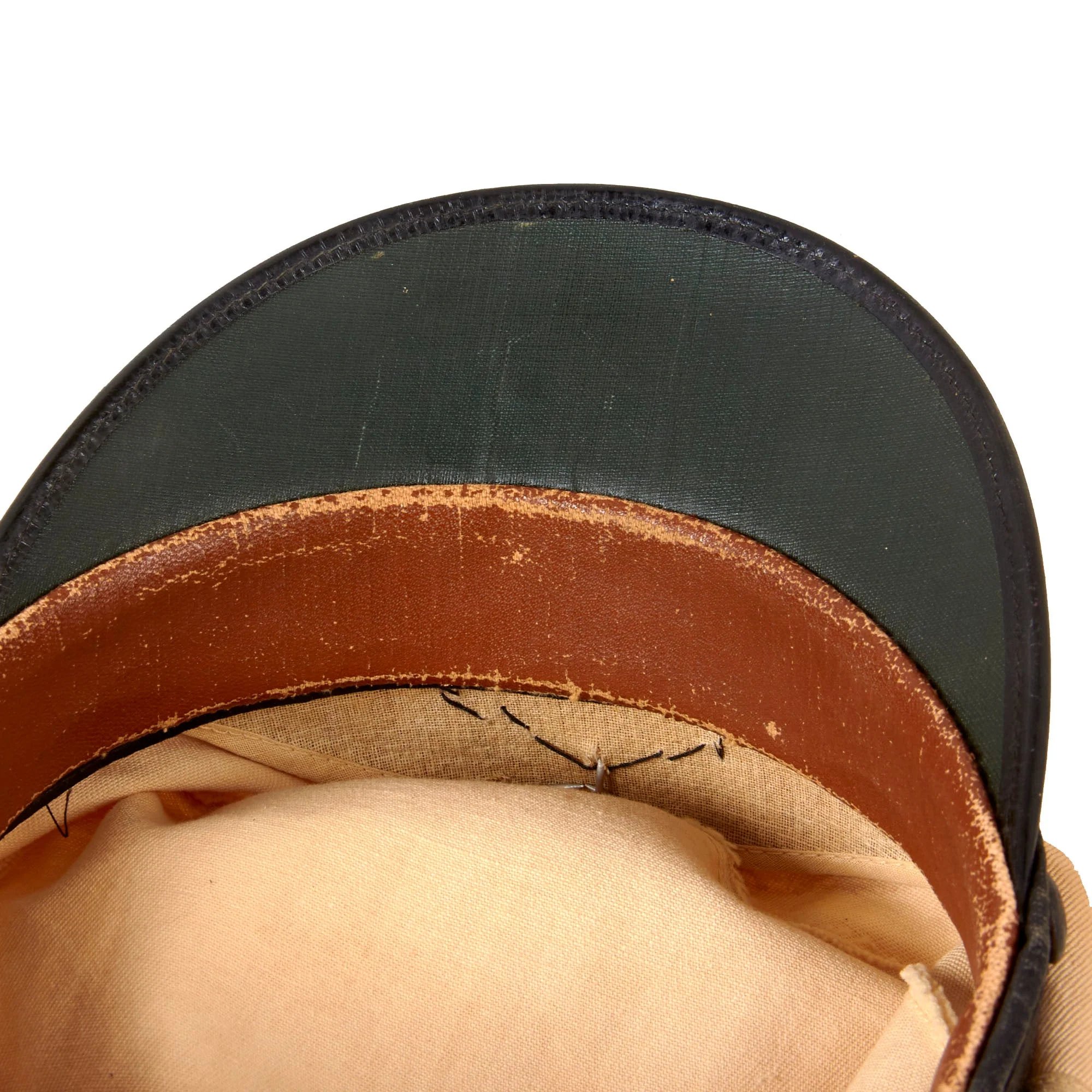 Original German WWII Kriegsmarine Navy White Summer Weight Senior NCO's Schirmmütze Visor Cap — image 11