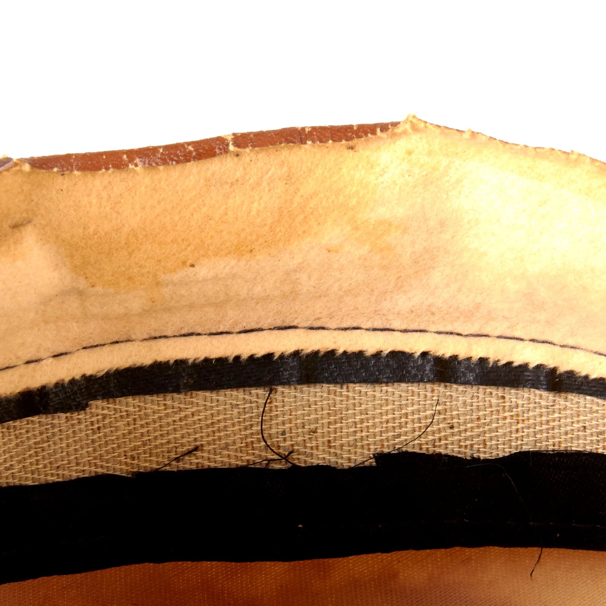 Original German WWII Kriegsmarine Navy White Summer Weight Senior NCO's Schirmmütze Visor Cap — image 12