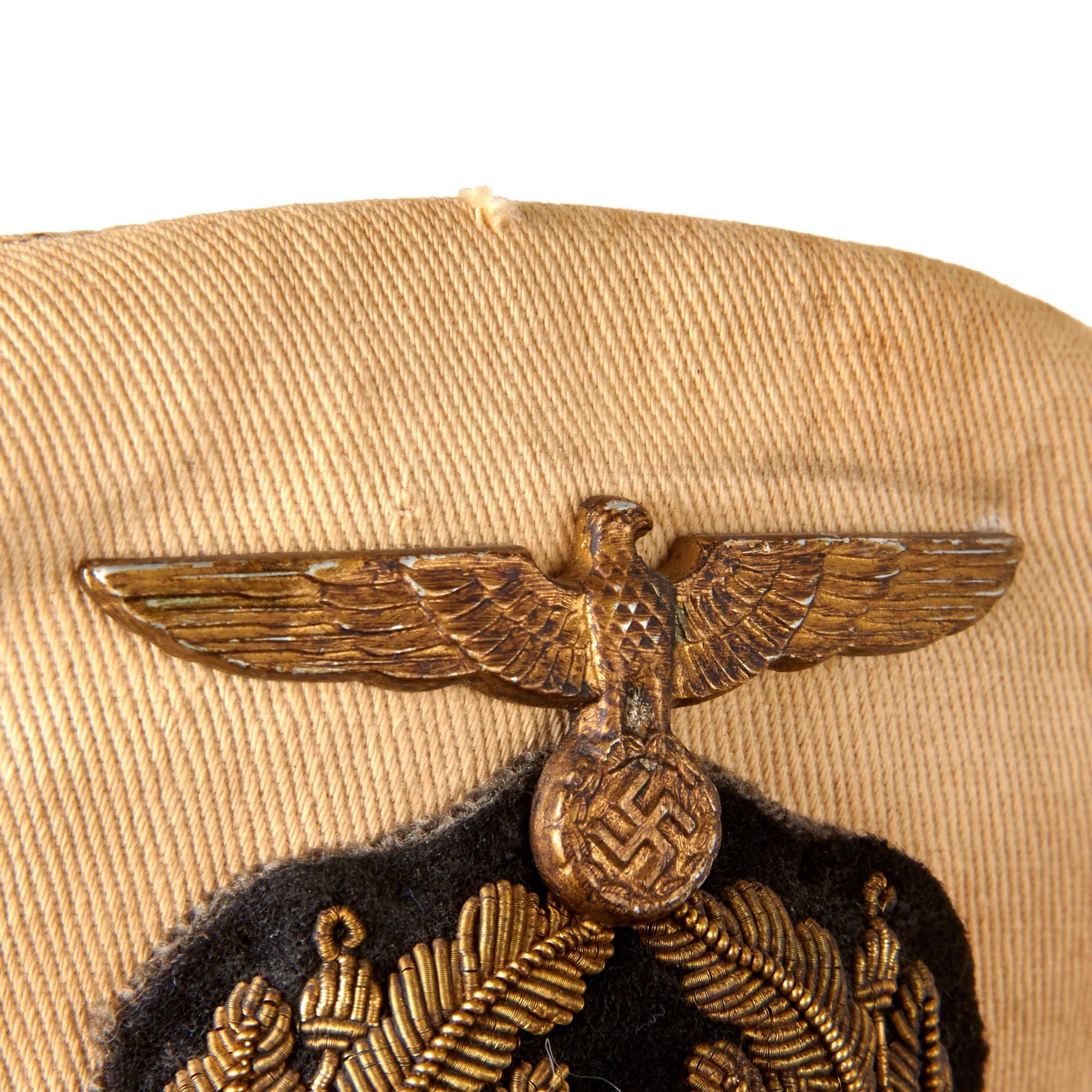 Original German WWII Kriegsmarine Navy White Summer Weight Senior NCO's Schirmmütze Visor Cap — image 13