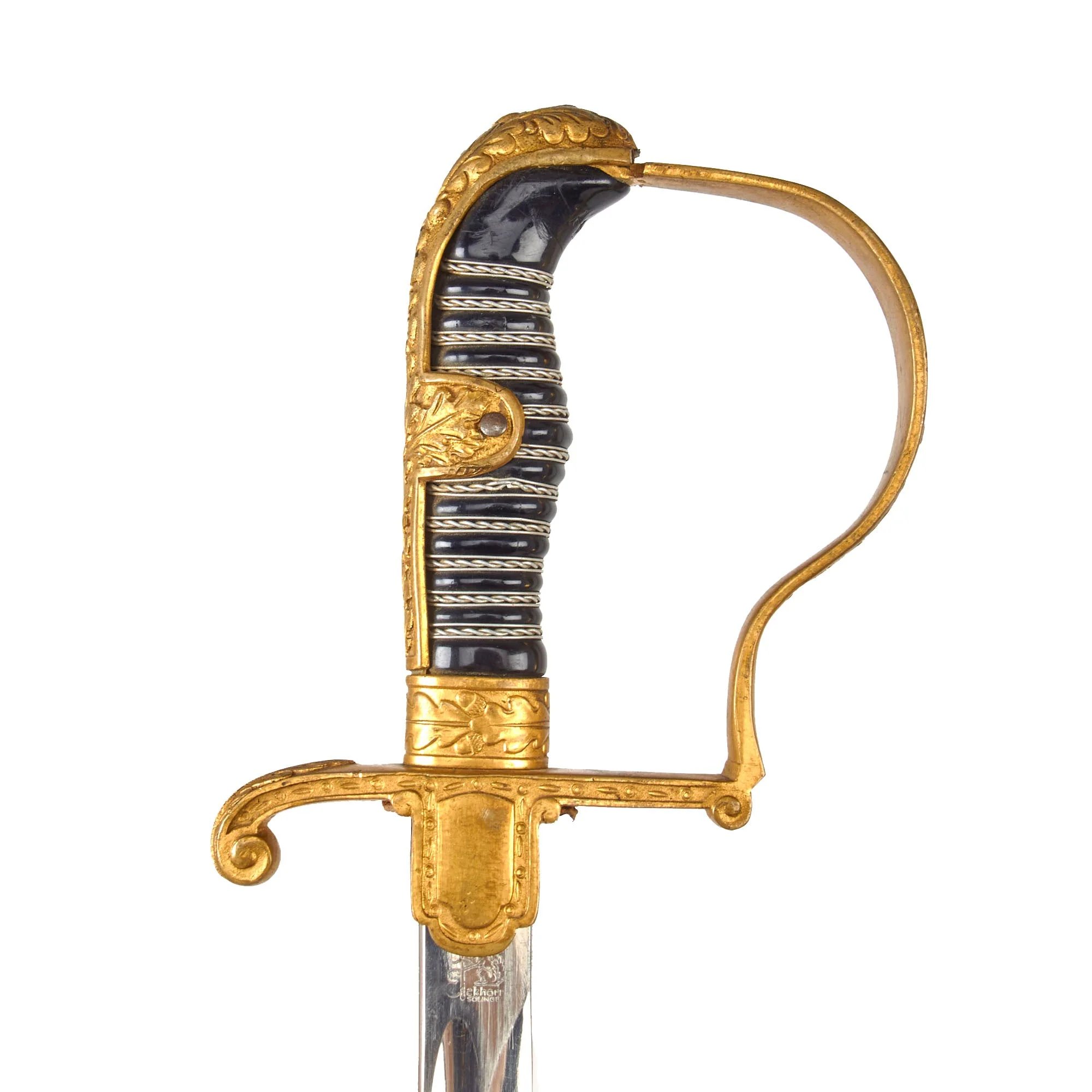 Original German WWII Field Marshal von Stein Pattern Dove Head Officers Sword by Carl Eickhorn with Scabbard — image 11