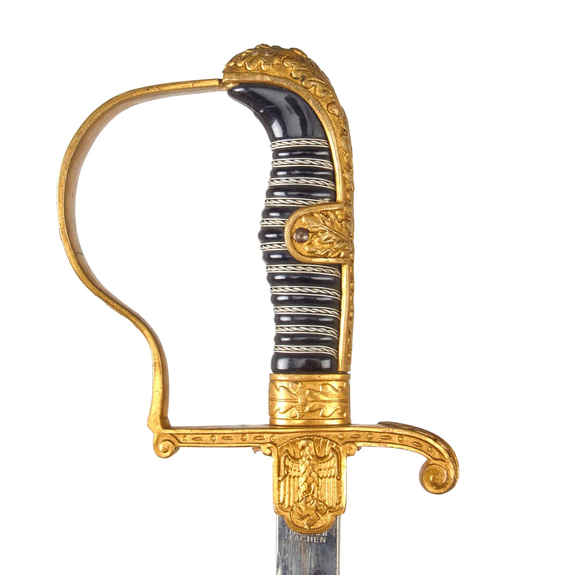 Original German WWII Field Marshal von Stein Pattern Dove Head Officers Sword by Carl Eickhorn with Scabbard — image 13