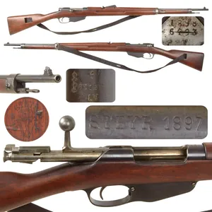 Original German WWII Captured and Modified Dutch Geweer M.95 Mannlicher …