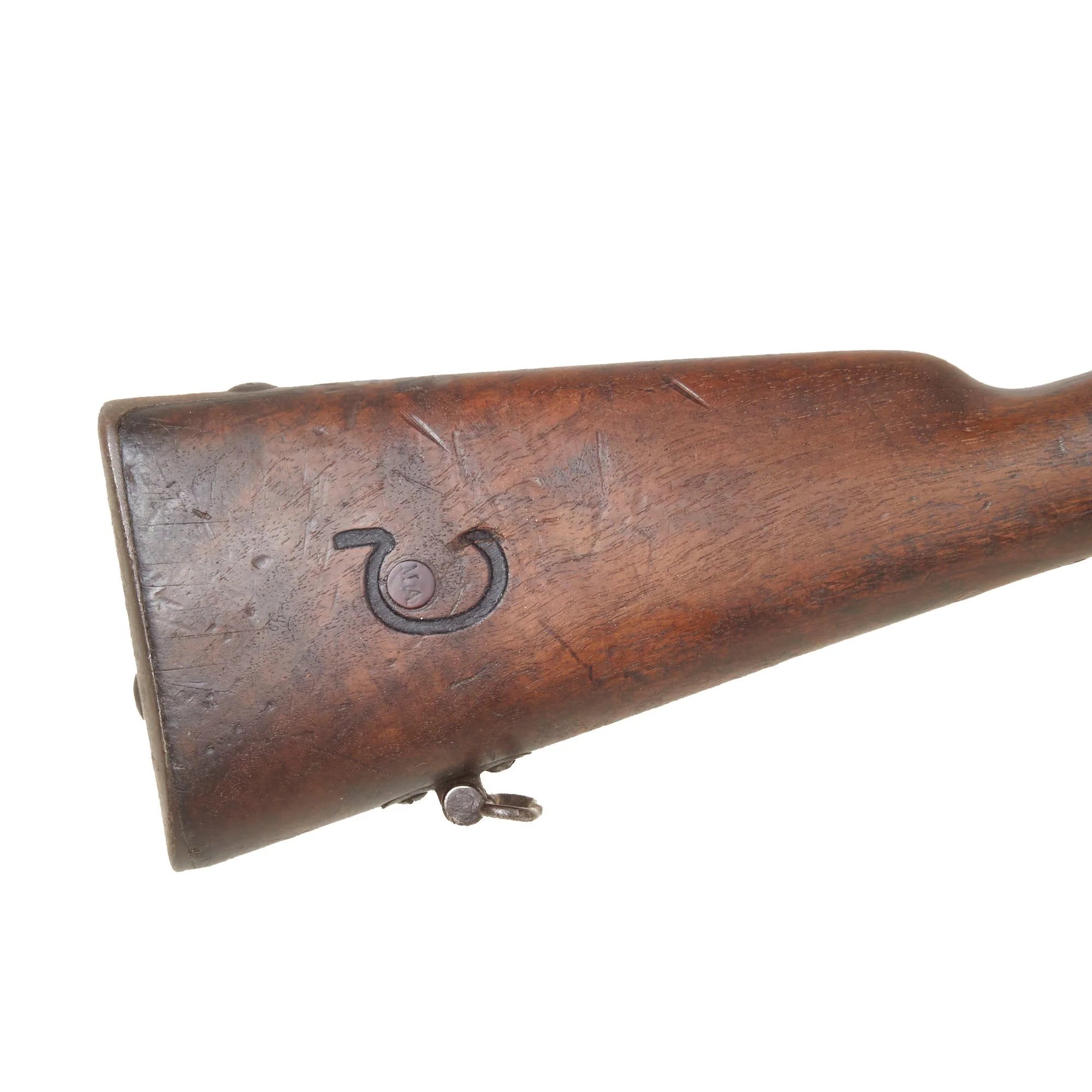Original French Fusil Gras Modèle 1874 M80 Infantry Rifle by St. Etiénne Arsenal Serial G 28445 with Excellent Bore, Bayonet, and Scabbard - Dated 1875 — image 11