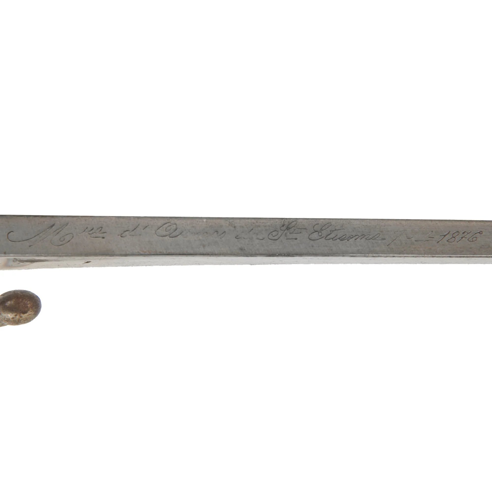 Original French Fusil Gras Modèle 1874 M80 Infantry Rifle by St. Etiénne Arsenal Serial G 28445 with Excellent Bore, Bayonet, and Scabbard - Dated 1875 — image 12