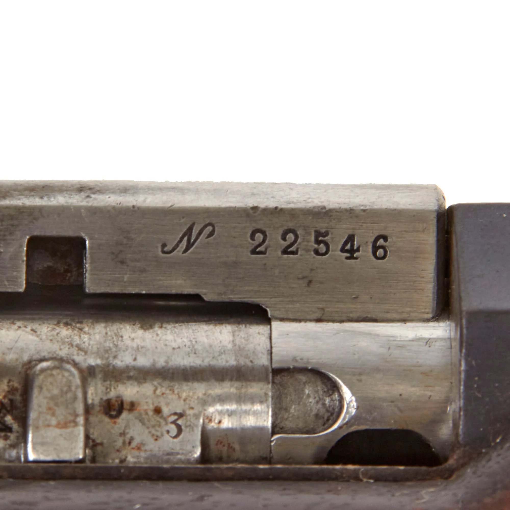 Original French Fusil Gras Modèle 1874 M80 Infantry Rifle by St. Etiénne Arsenal Serial G 28445 with Excellent Bore, Bayonet, and Scabbard - Dated 1875 — image 15