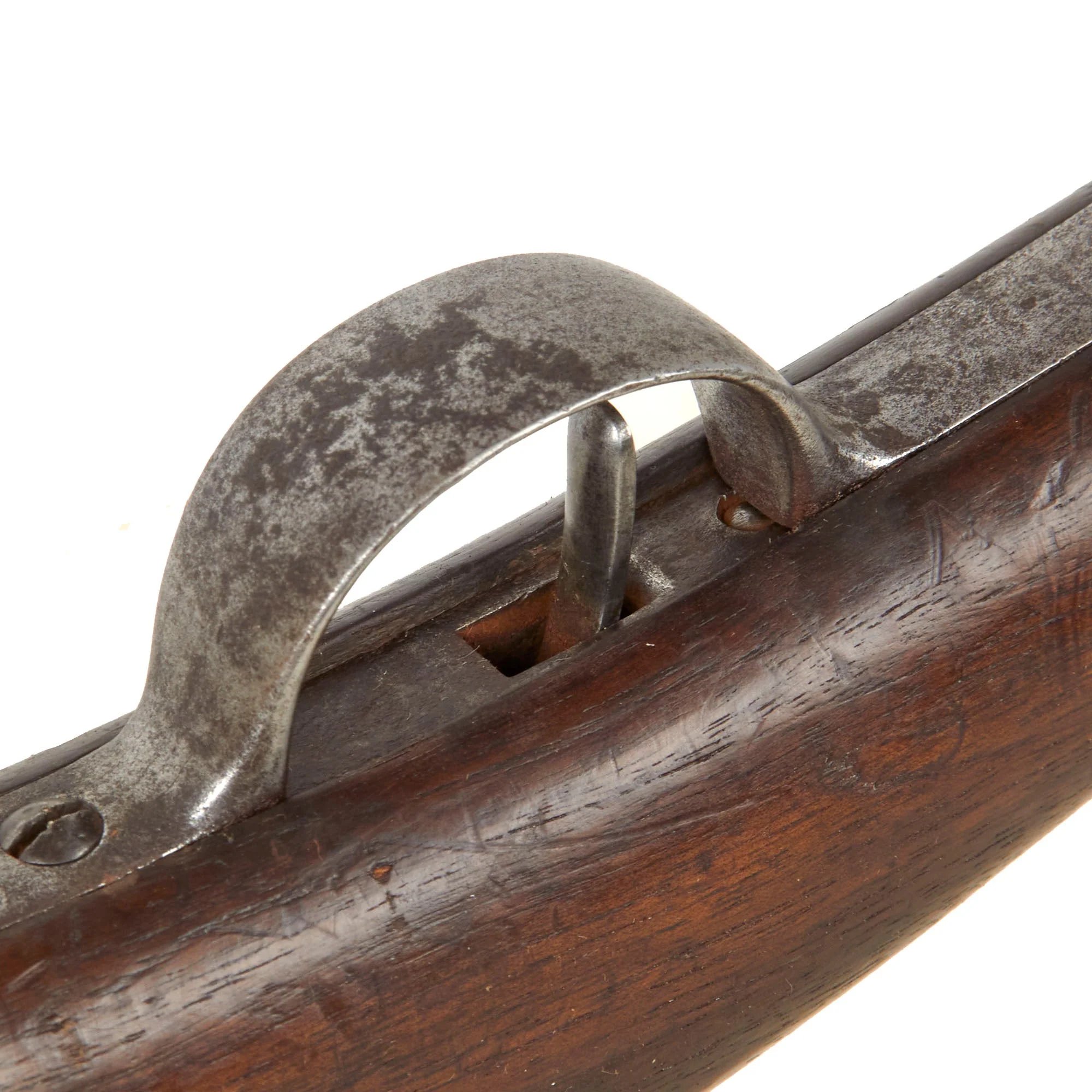 Original French Fusil Gras Modèle 1874 M80 Infantry Rifle by St. Etiénne Arsenal Serial G 28445 with Excellent Bore, Bayonet, and Scabbard - Dated 1875 — image 23