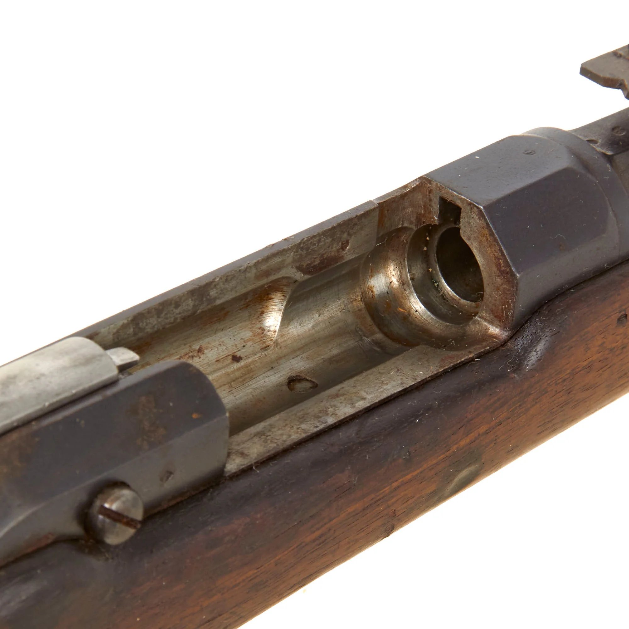 Original French Fusil Gras Modèle 1874 M80 Infantry Rifle by St. Etiénne Arsenal Serial G 28445 with Excellent Bore, Bayonet, and Scabbard - Dated 1875 — image 26