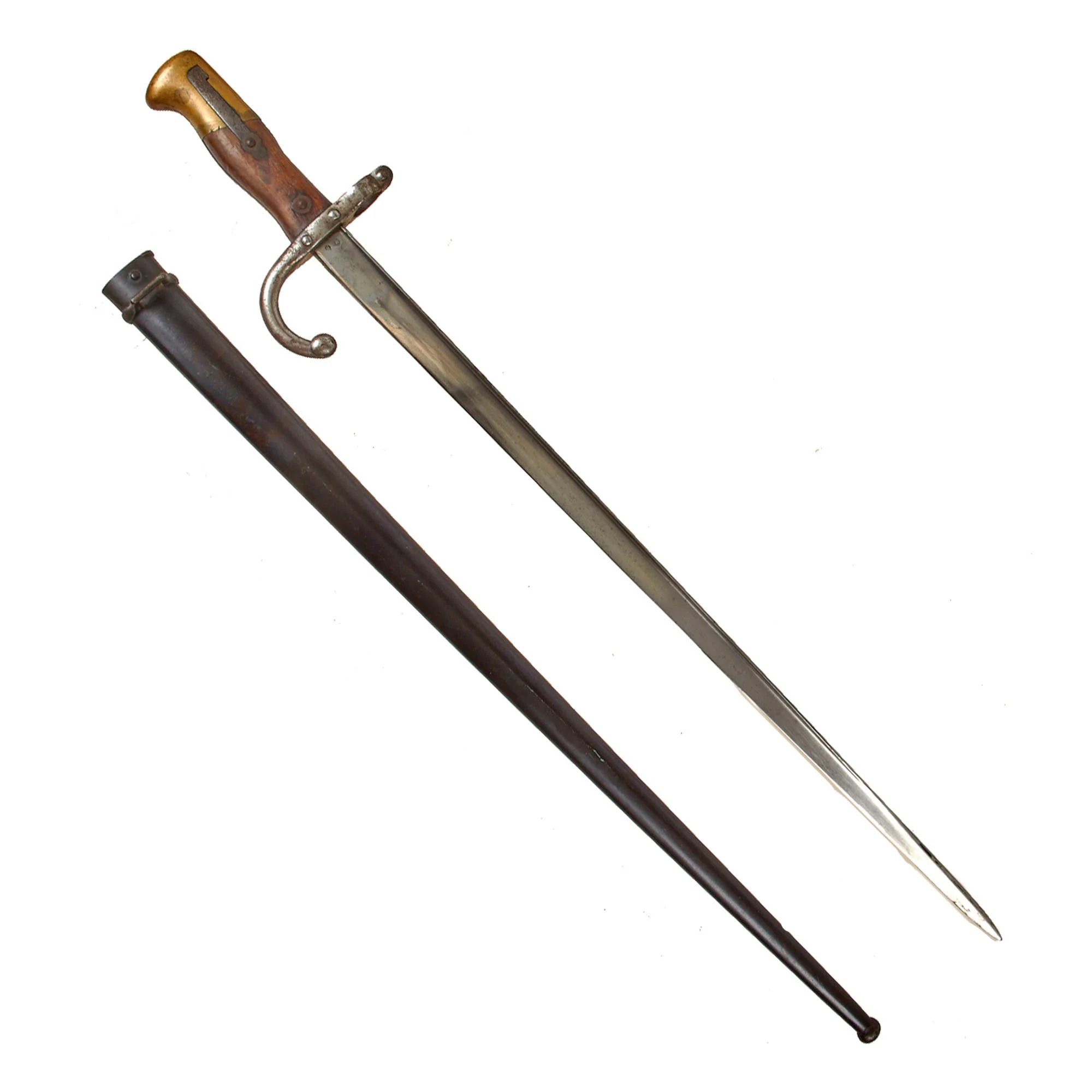 Original French Fusil Gras Modèle 1874 M80 Infantry Rifle by St. Etiénne Arsenal Serial G 28445 with Excellent Bore, Bayonet, and Scabbard - Dated 1875 — image 29