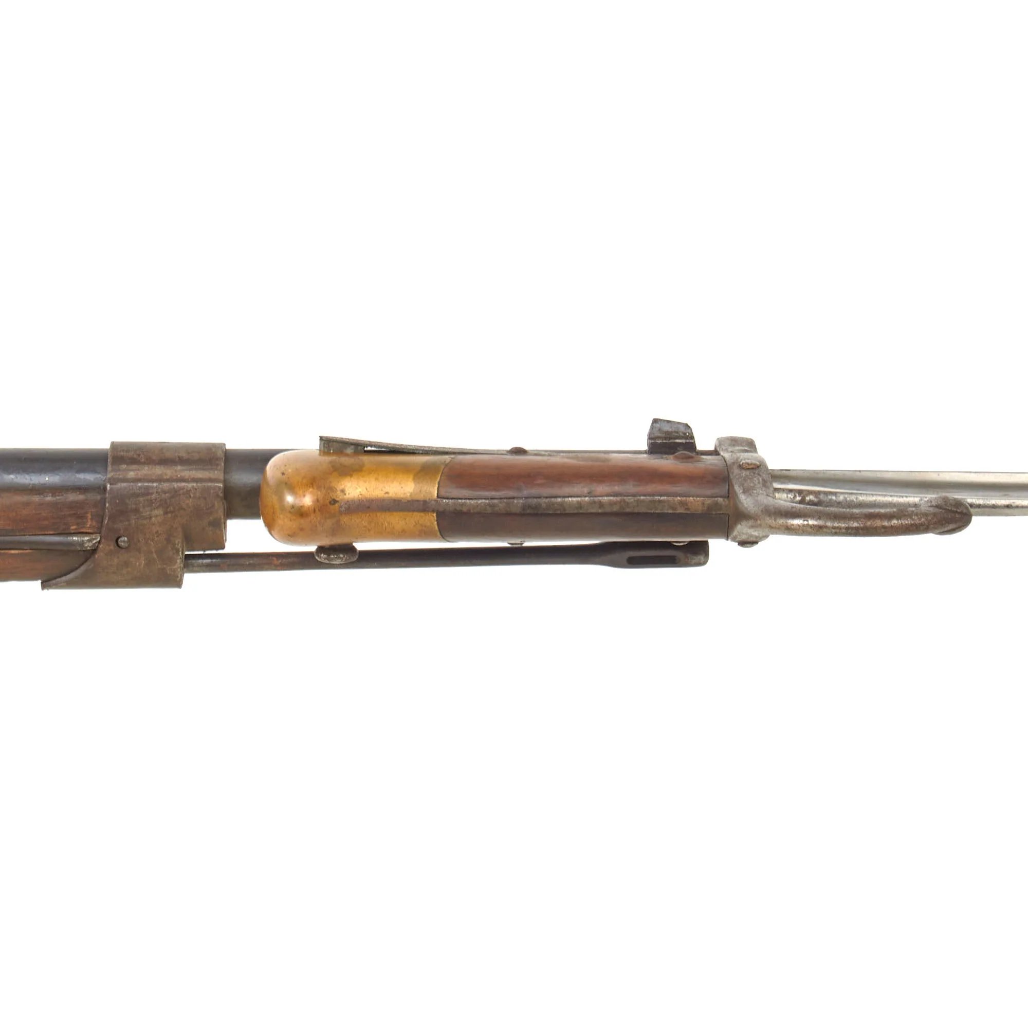 Original French Fusil Gras Modèle 1874 M80 Infantry Rifle by St. Etiénne Arsenal Serial G 28445 with Excellent Bore, Bayonet, and Scabbard - Dated 1875 — image 34