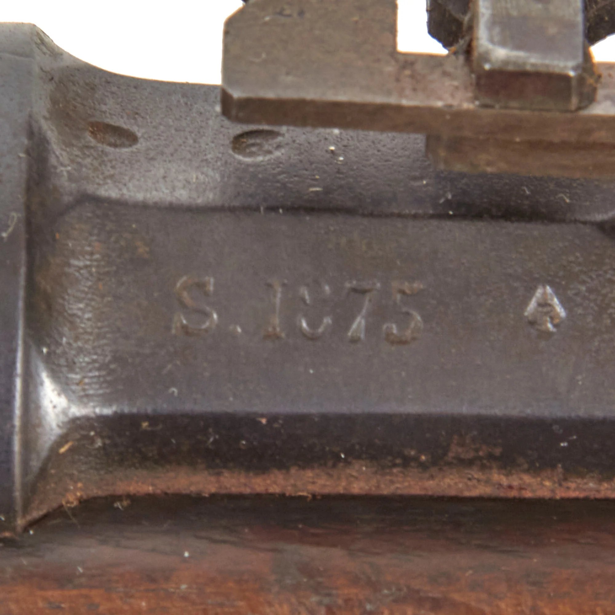 Original French Fusil Gras Modèle 1874 M80 Infantry Rifle by St. Etiénne Arsenal Serial G 28445 with Excellent Bore, Bayonet, and Scabbard - Dated 1875 — image 7