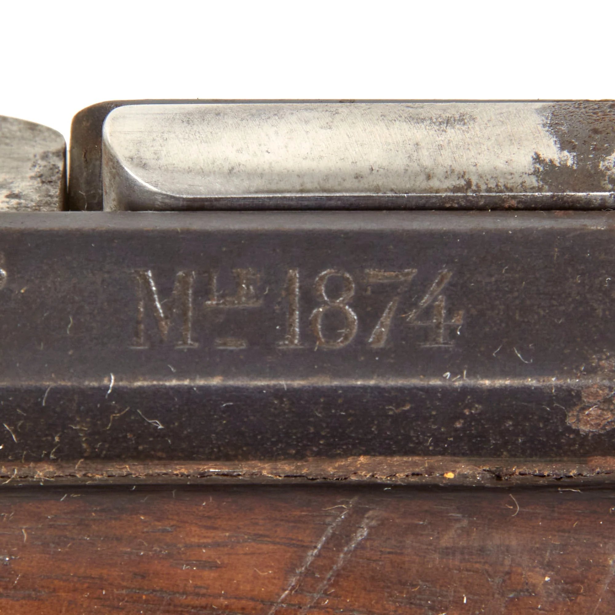 Original French Fusil Gras Modèle 1874 M80 Infantry Rifle by St. Etiénne Arsenal Serial G 28445 with Excellent Bore, Bayonet, and Scabbard - Dated 1875 — image 8