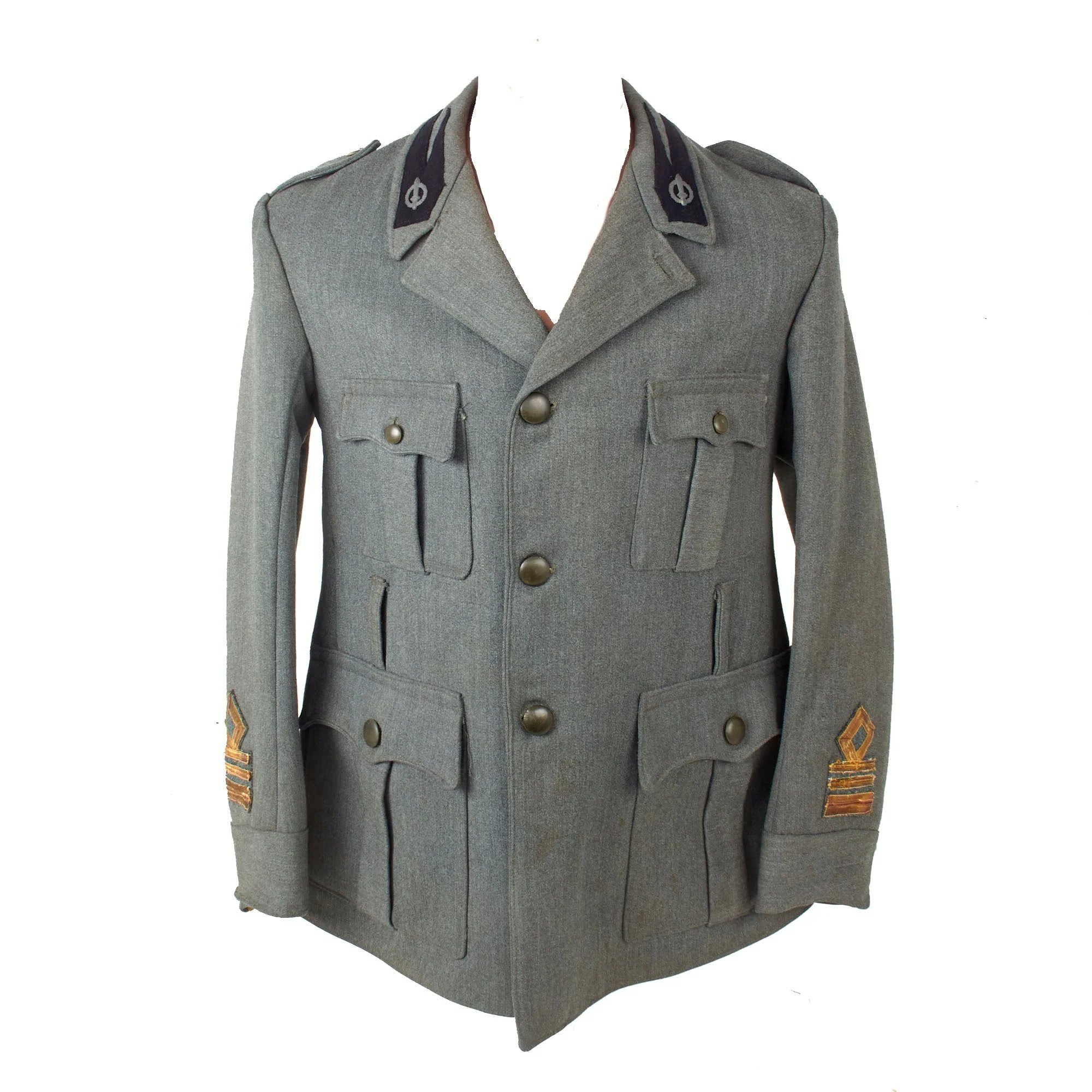 Original Italian WWII Repubblica Sociale Italiana RSI German Puppet State Tenente Colonnello Uniform Jacket & Trousers — image 16