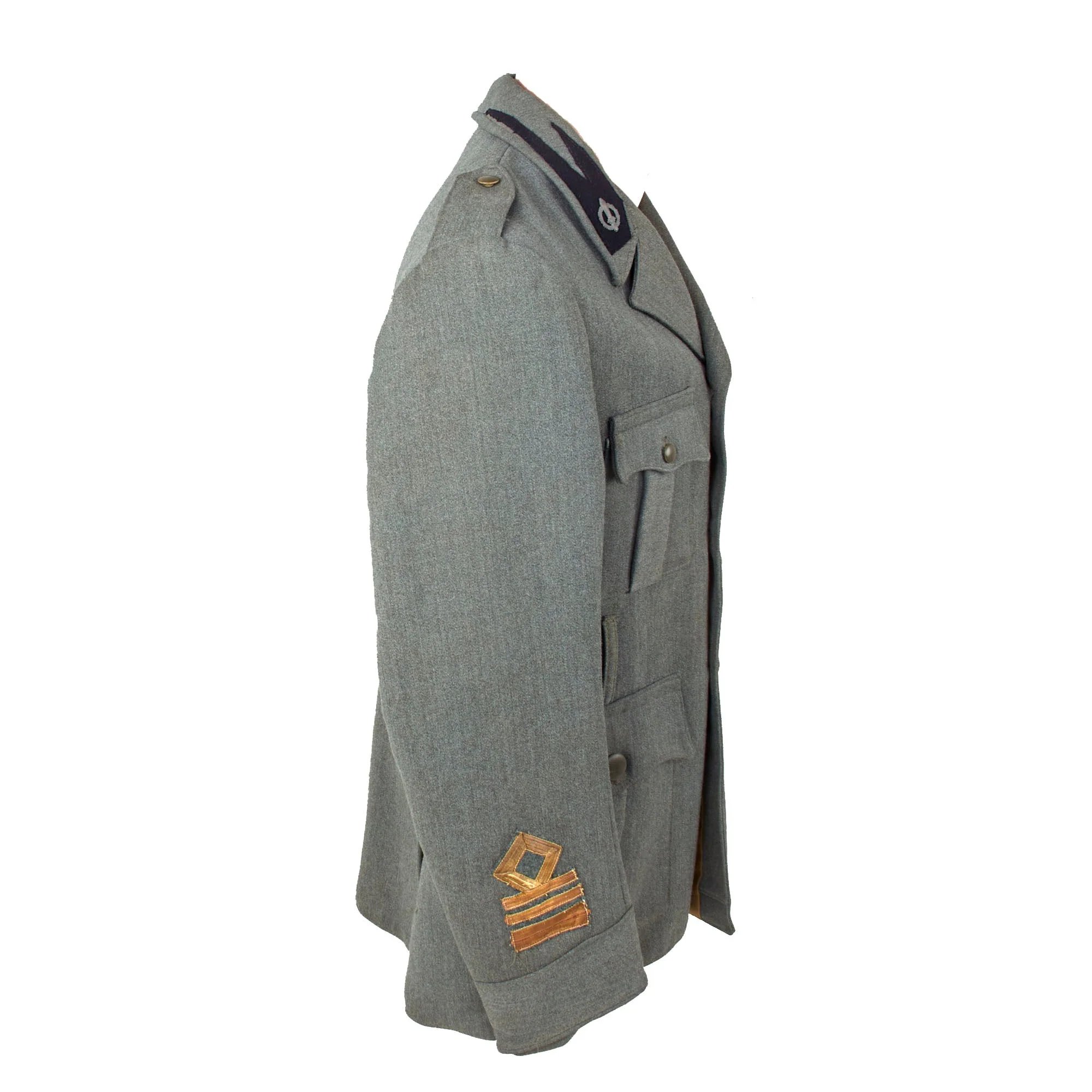 Original Italian WWII Repubblica Sociale Italiana RSI German Puppet State Tenente Colonnello Uniform Jacket & Trousers — image 5