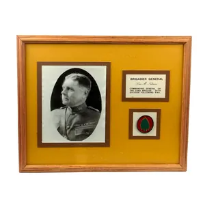 Original U.S. Post-WWI Brigadier General Louis M. Nuttman Framed 24th …