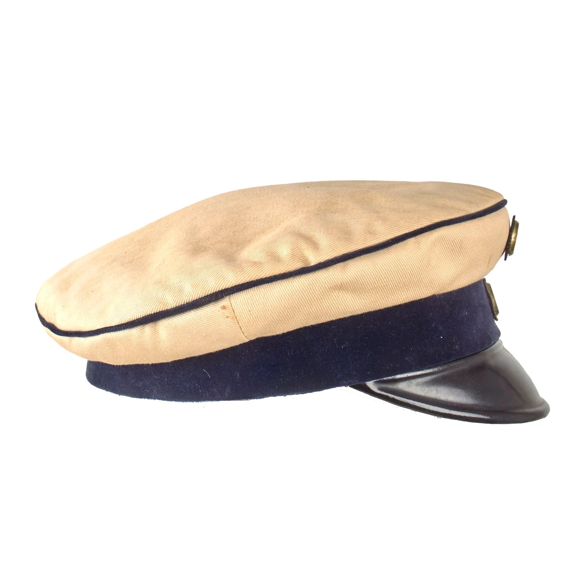 Original Imperial German WWI Kürassier-Regt. Kaiser Nikolas I. von Rußland (Brandenburgisches) Nr.6 (Brandenburg) III Armee Korps Visor Cap with Velvet Band & Perforated Sweatband - Rare - Size 7⅛ — image 10