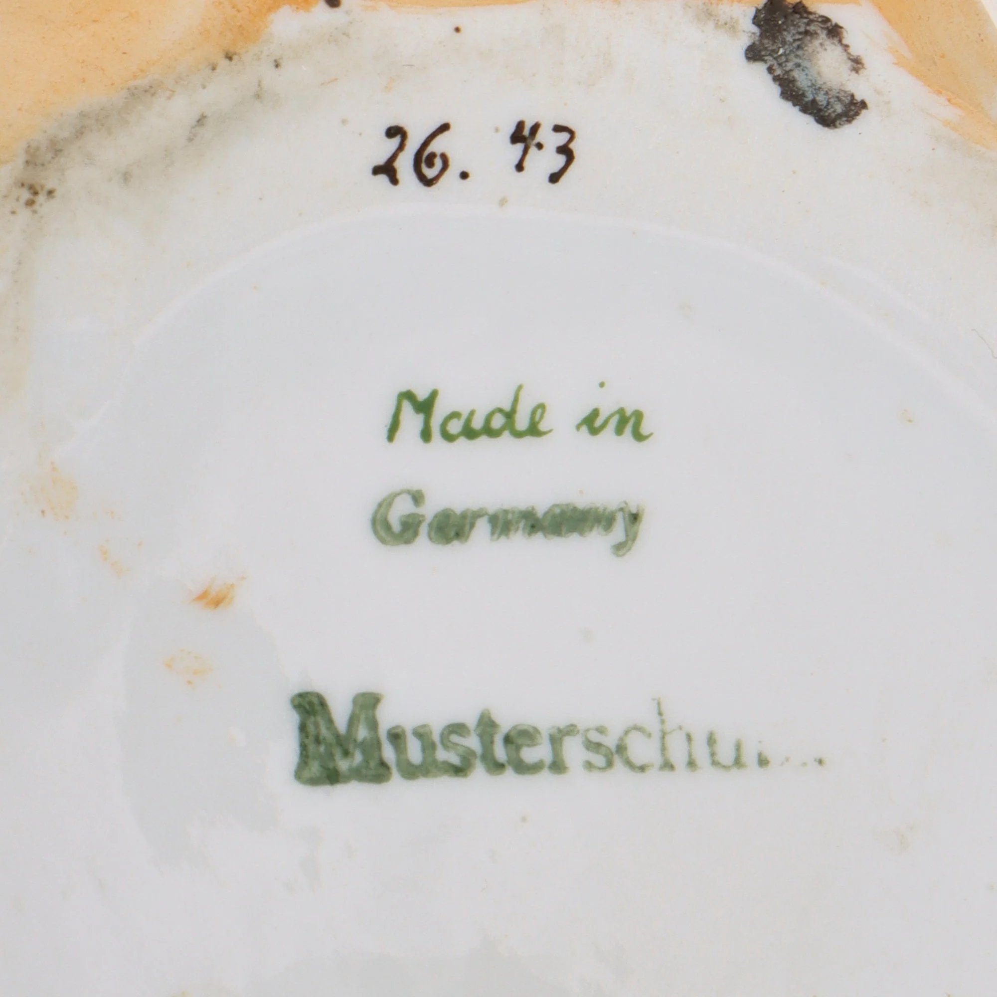 Original Imperial German WWI Era Portly Character Otto von Bismarck Stein with Hinged Lid by Musterschutz — image 5