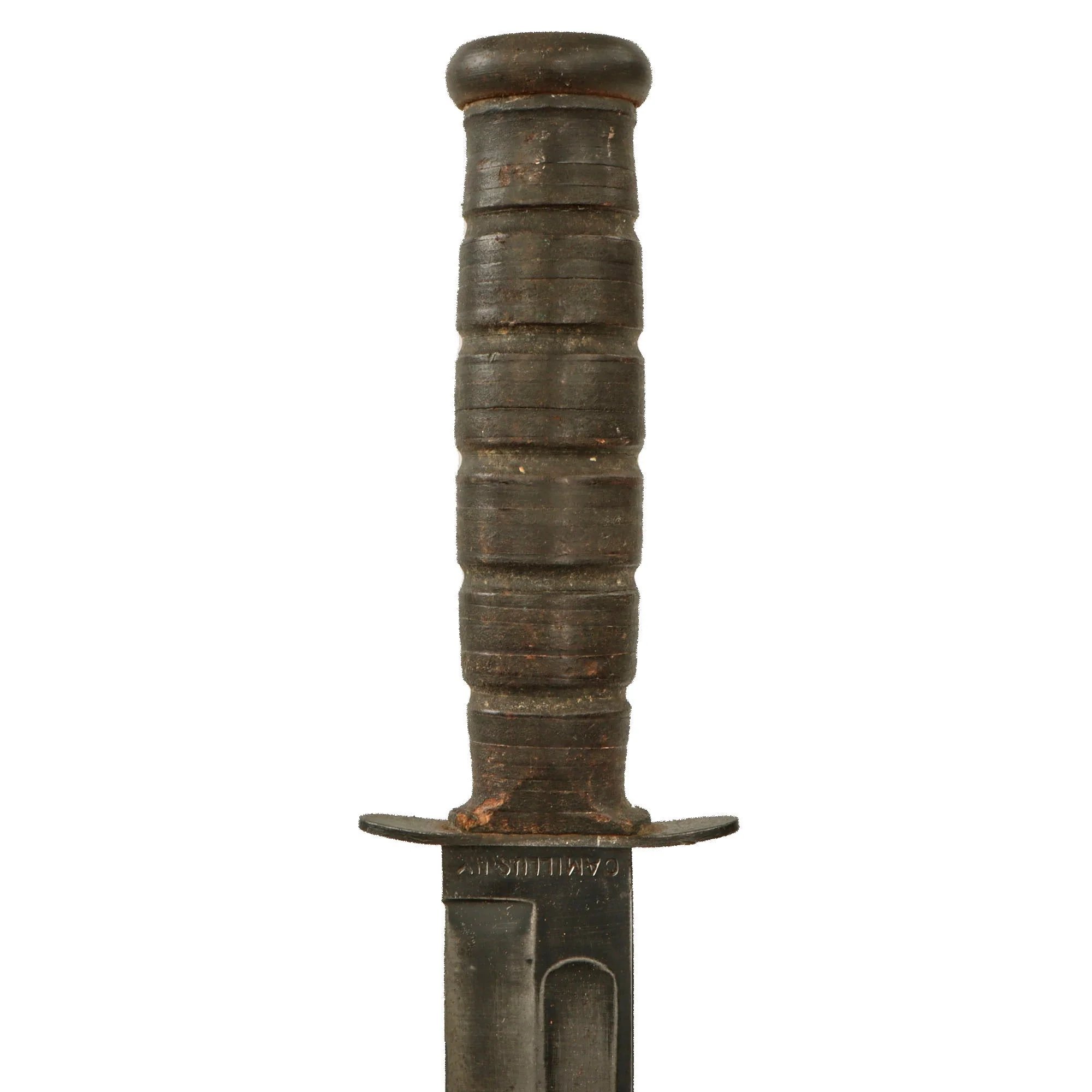 Original U.S. WWII USN Mark 2 KA-BAR Fighting Knife by CAMILLUS in Original Leather Sheath — image 11