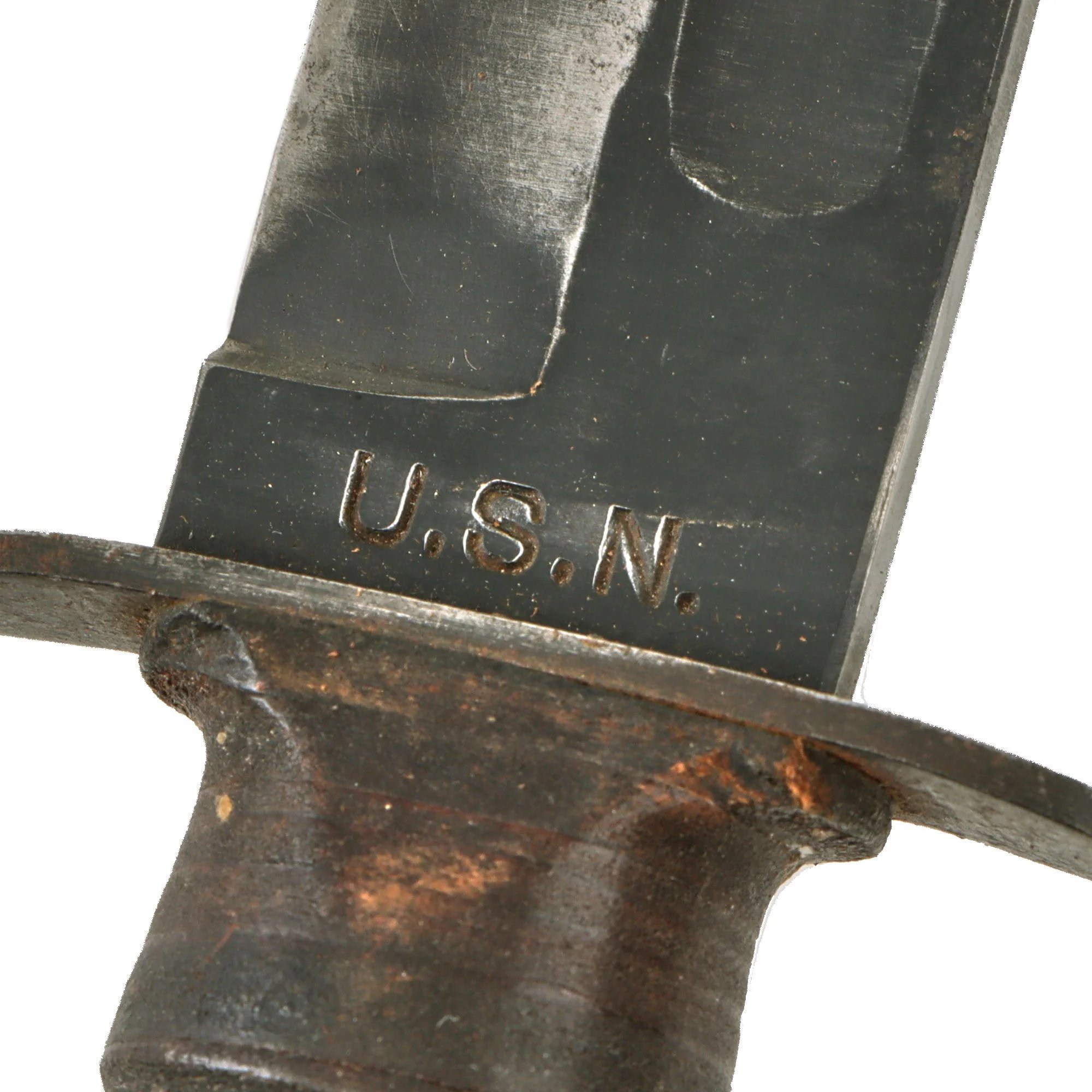 Original U.S. WWII USN Mark 2 KA-BAR Fighting Knife by CAMILLUS in Original Leather Sheath — image 7
