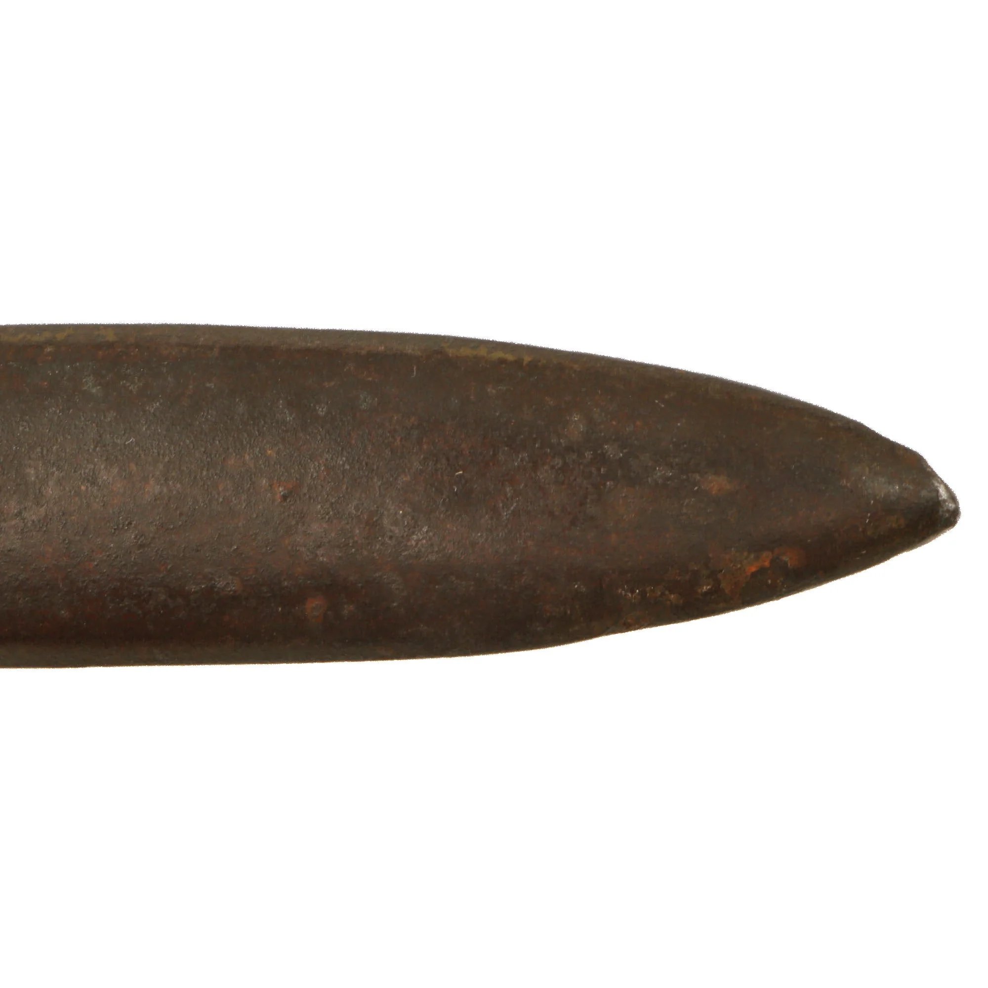 Original U.S. WWII Italian-Made M1918 Trench Knife Style Brass Knuckle Trench Knife with Blade Similar to M.V.S.N. Fighting Dagger & Recycled WWI Austro-Hungarian WWI Trench Knife Scabbard — image 12