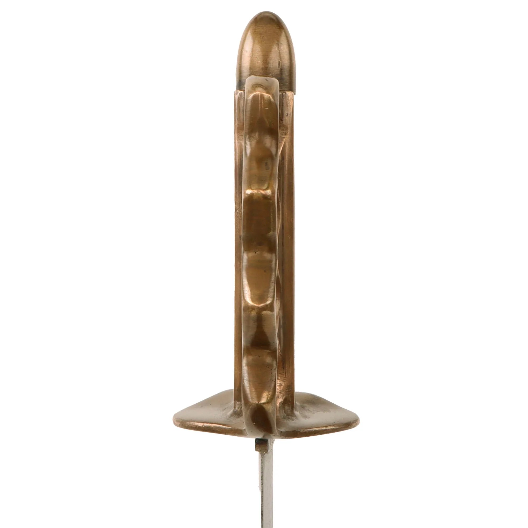 Original U.S. WWII Italian-Made M1918 Trench Knife Style Brass Knuckle Trench Knife with Blade Similar to M.V.S.N. Fighting Dagger & Recycled WWI Austro-Hungarian WWI Trench Knife Scabbard — image 9