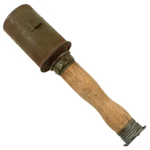 Original Bulgarian WWII Inert Offensive Stick Grenade - Inert