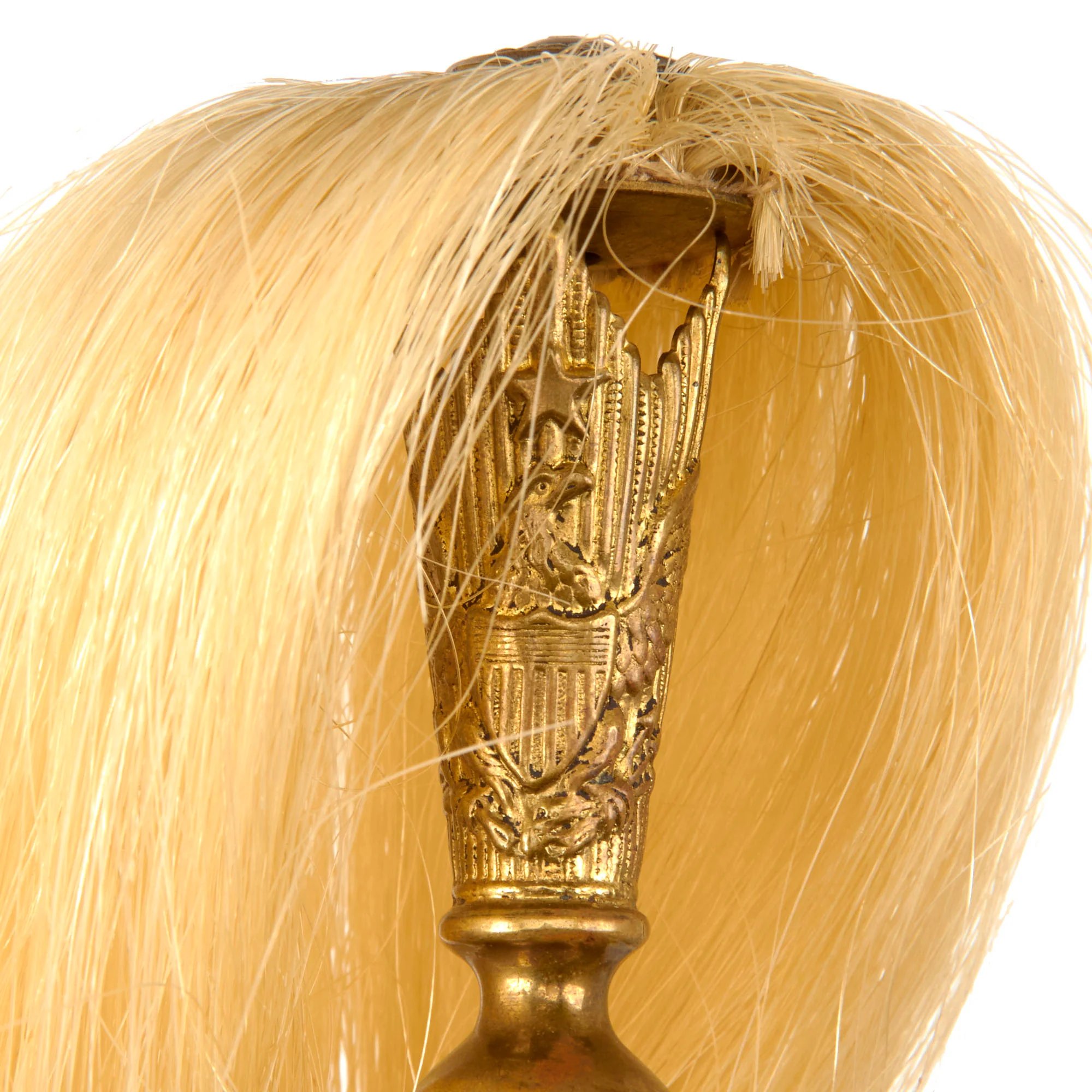 Original U.S. Indian Wars 1881 Model New York 1st Infantry Regiment Dress Helmet with Plume & Cords by Ridabock & Co. — image 7