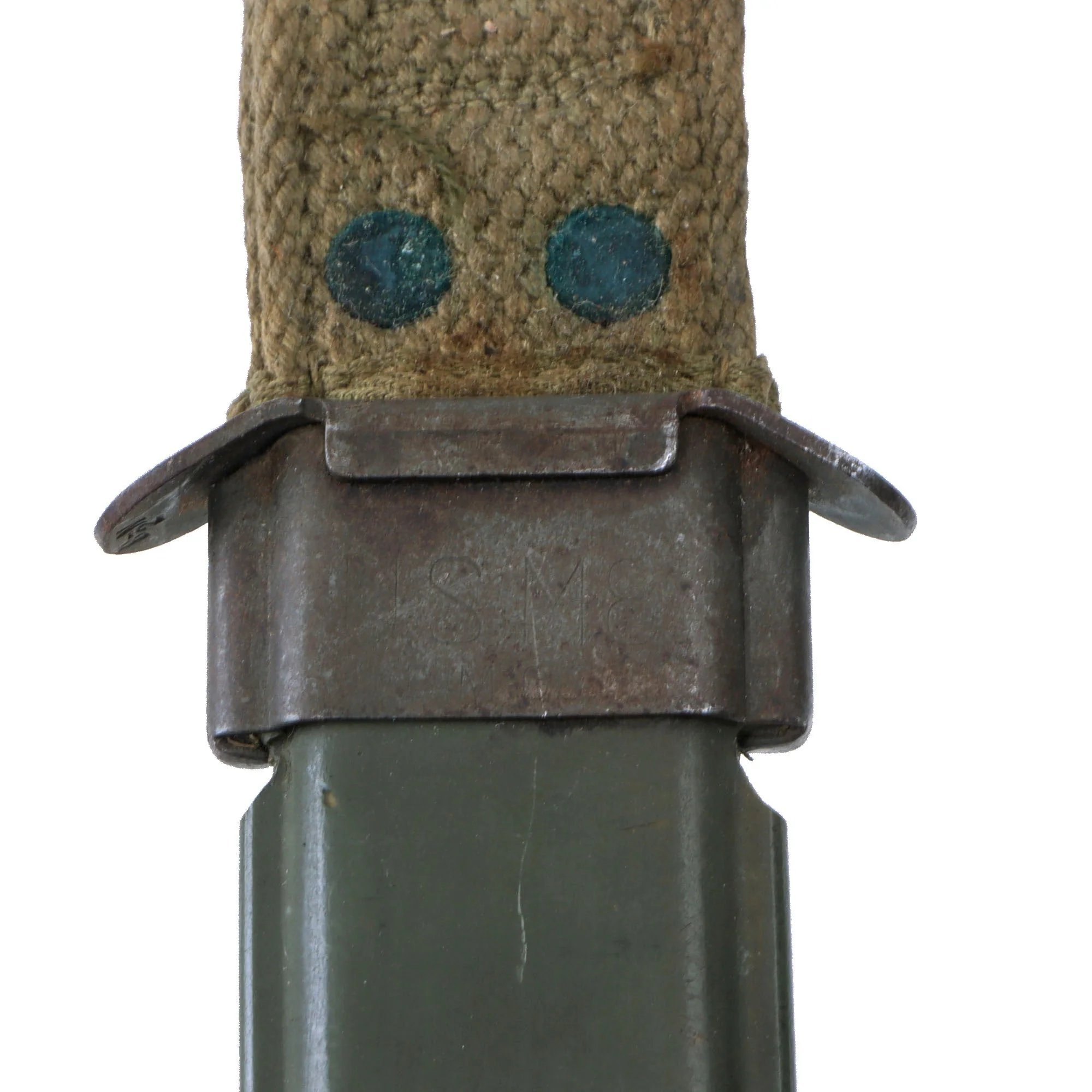 Original U.S. WWII Named Blade Marked Second Pattern M3 Fighting Knife by Imperial Knife Co. with Updated M8 Scabbard by B.M. Co. — image 16