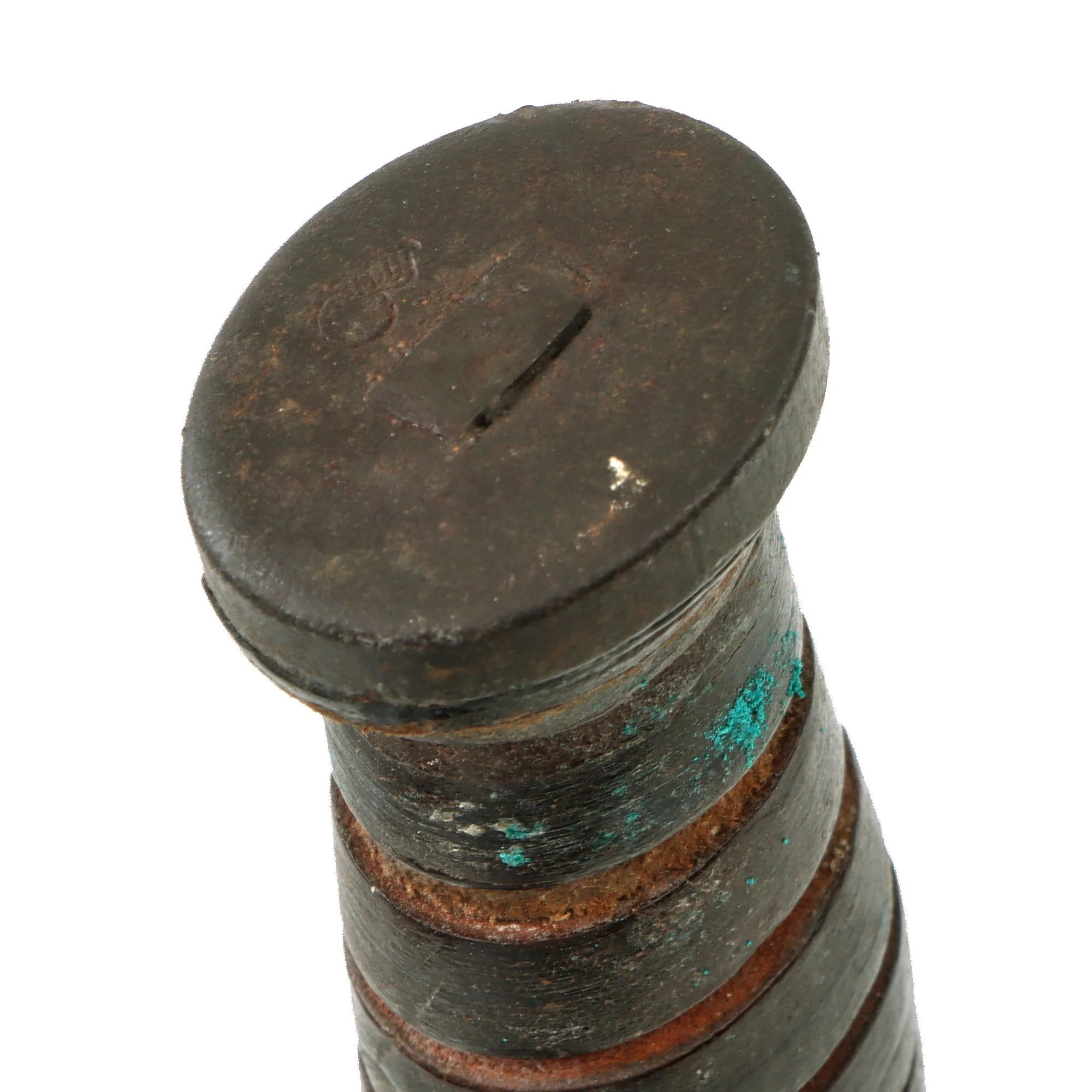 Original U.S. WWII Named Blade Marked Second Pattern M3 Fighting Knife by Imperial Knife Co. with Updated M8 Scabbard by B.M. Co. — image 8