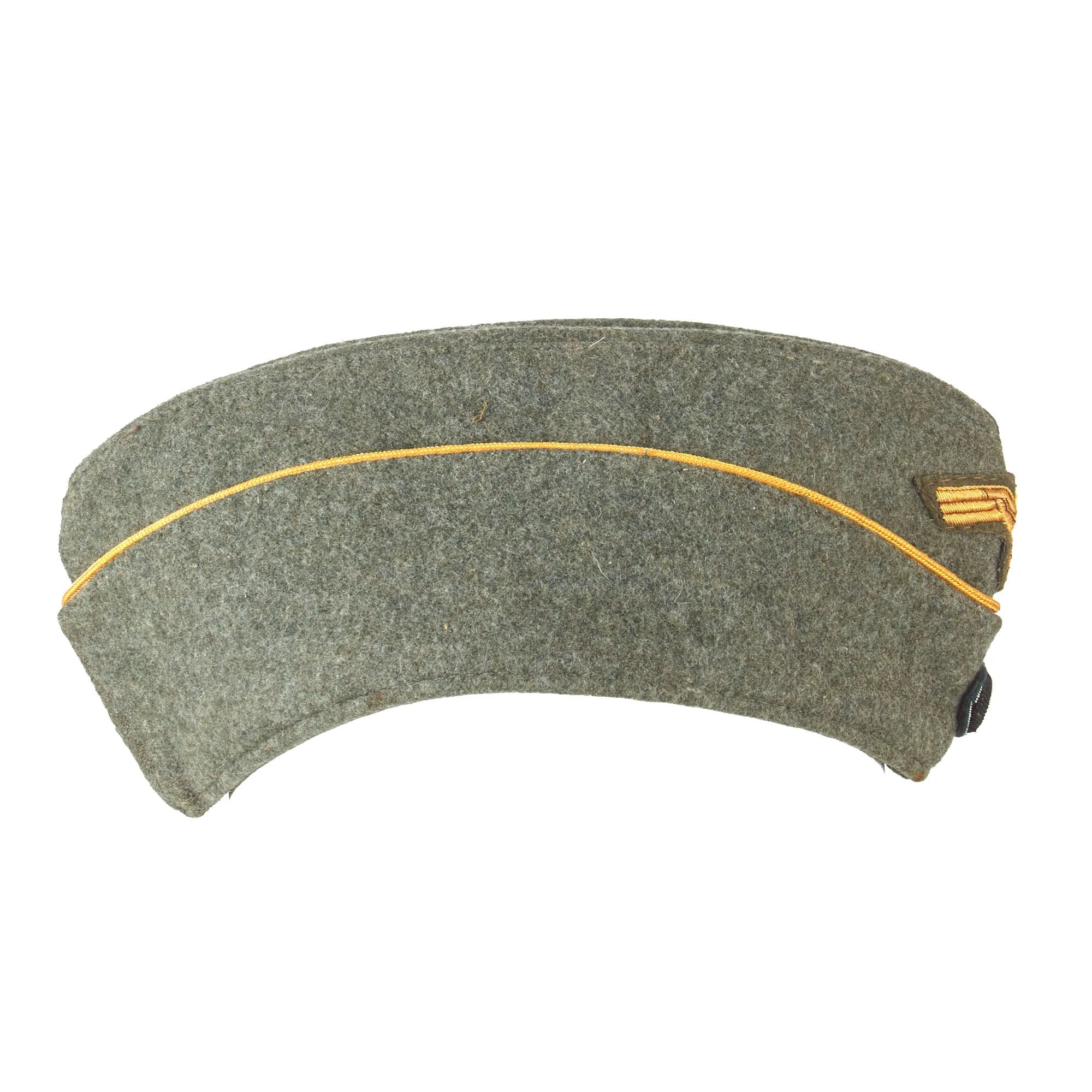 Original German WWII Kriegsmarine Coastal Artillery Officer M38 Overseas Wool Cap in size 59cm - Küstenartillerie — image 10