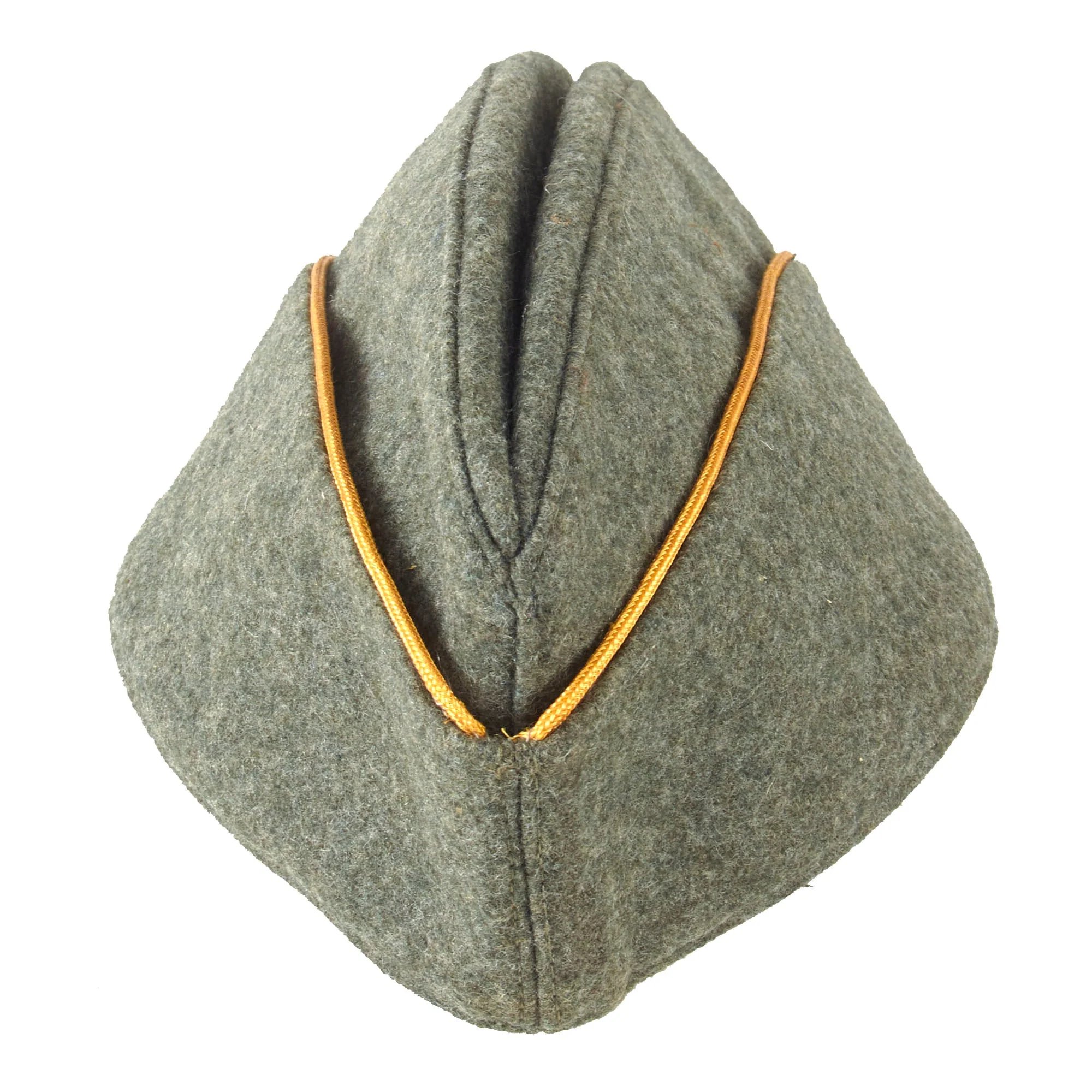 Original German WWII Kriegsmarine Coastal Artillery Officer M38 Overseas Wool Cap in size 59cm - Küstenartillerie — image 9