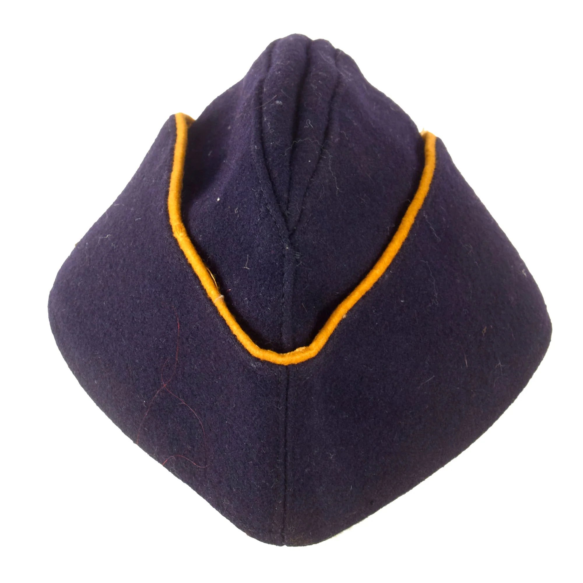 Original German WWII 1944 Dated Kriegsmarine Female Auxiliary (Marinehelferinnen) M38 Overseas Cap in Size 58cm with RBNr. Marking - Schiffchen — image 8