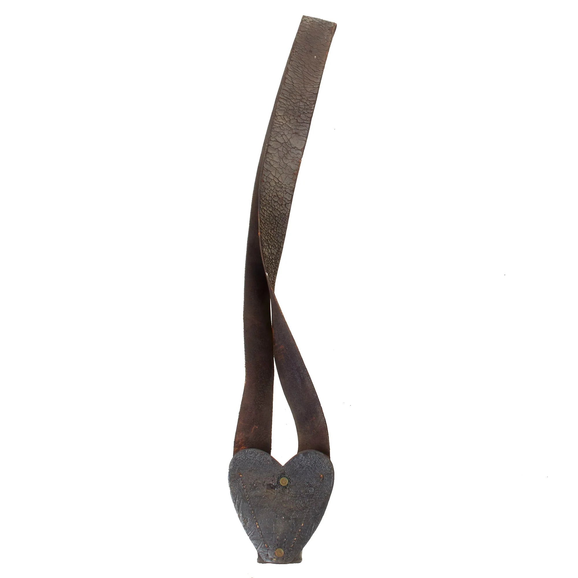 Original U.S. Civil War Flag Bearer's Flag Bandolier Staff Holder — image 2