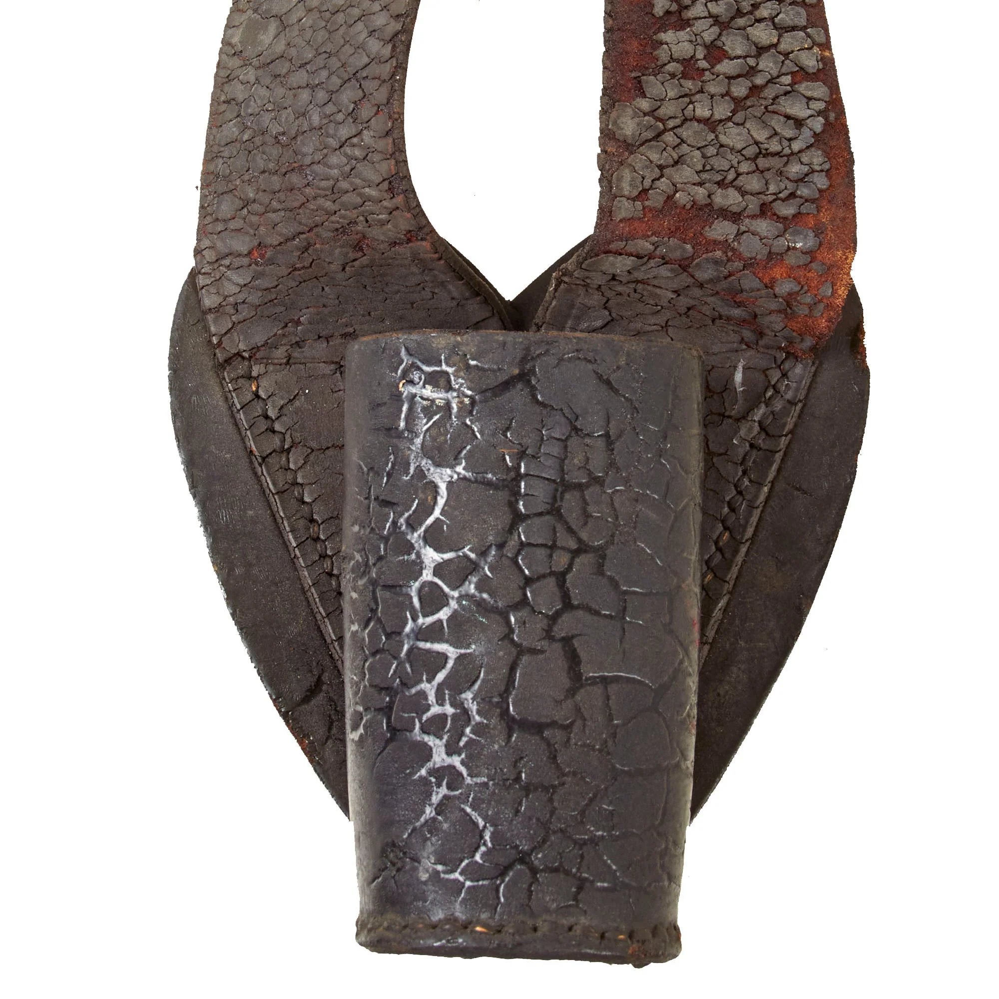 Original U.S. Civil War Flag Bearer's Flag Bandolier Staff Holder — image 3