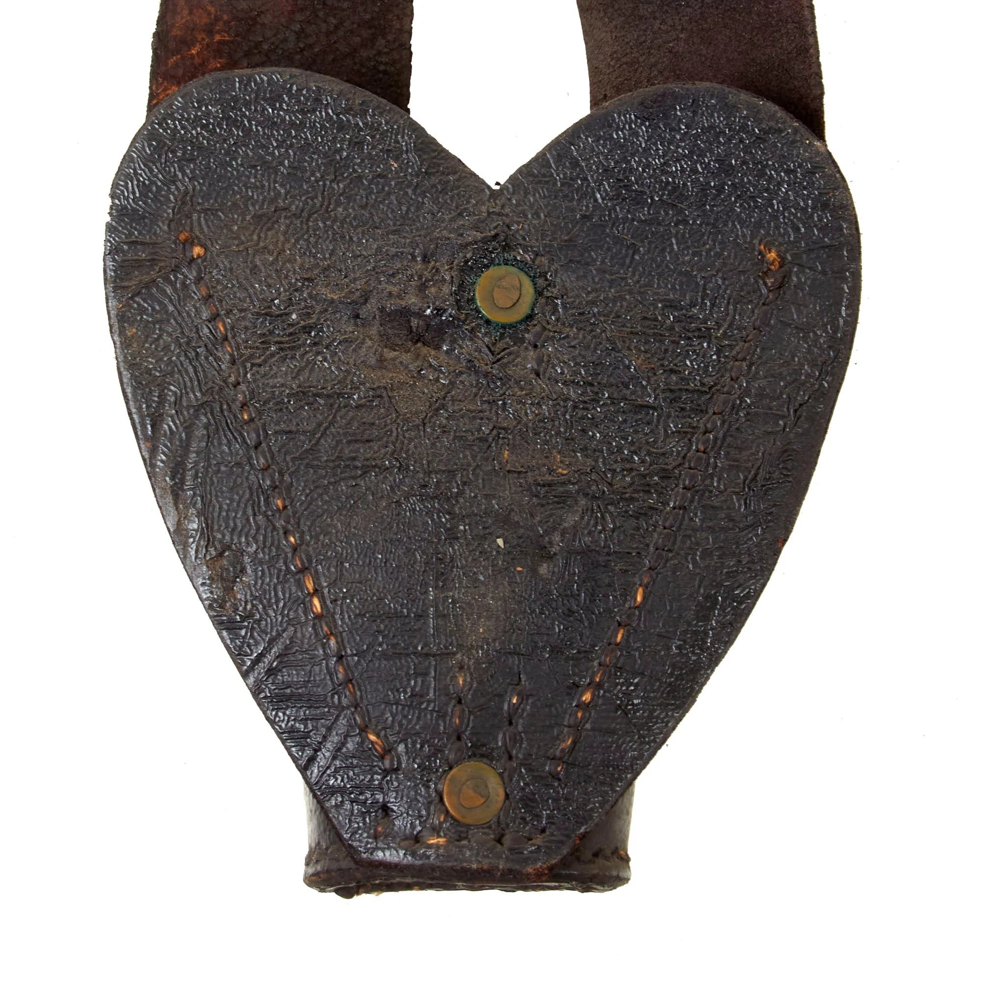 Original U.S. Civil War Flag Bearer's Flag Bandolier Staff Holder — image 6