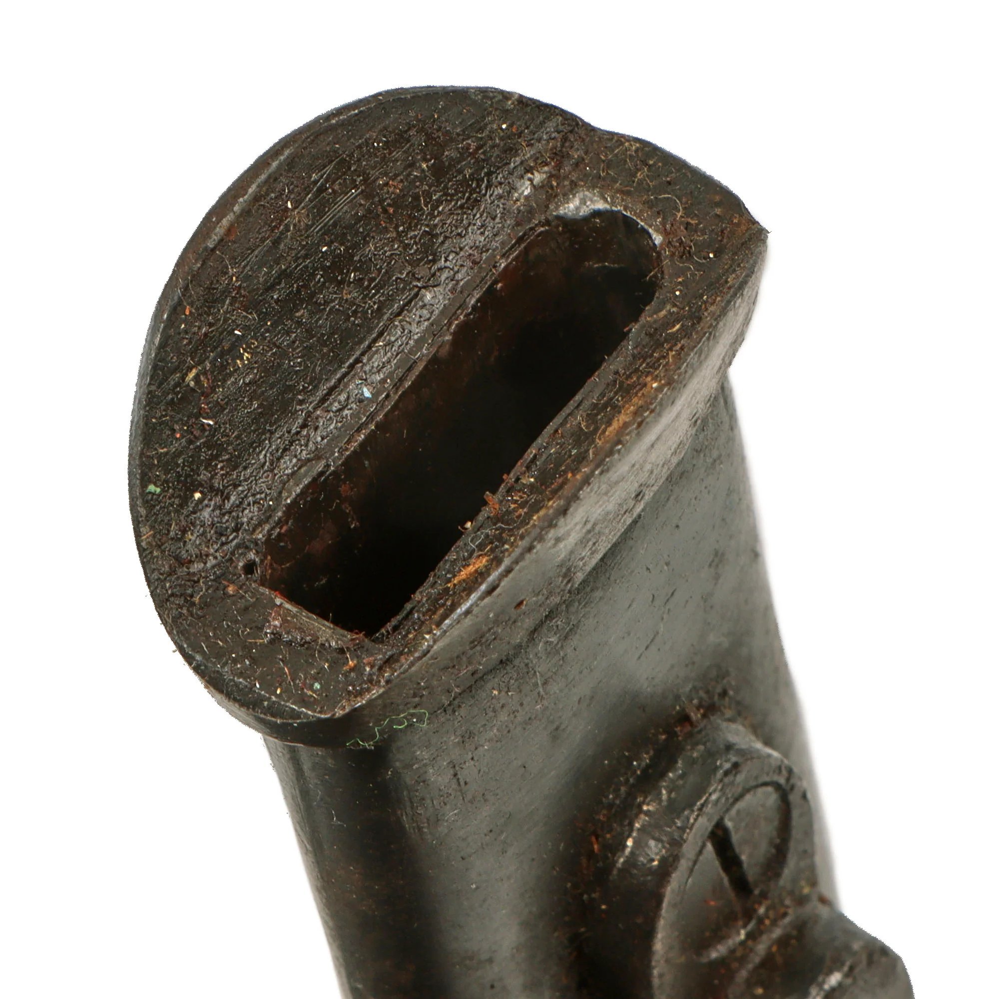 Original Italian WWII M1938 Mannlicher Carcano Short Rifle Folding Converted to Fixed Blade Bayonet with Scabbard — image 13