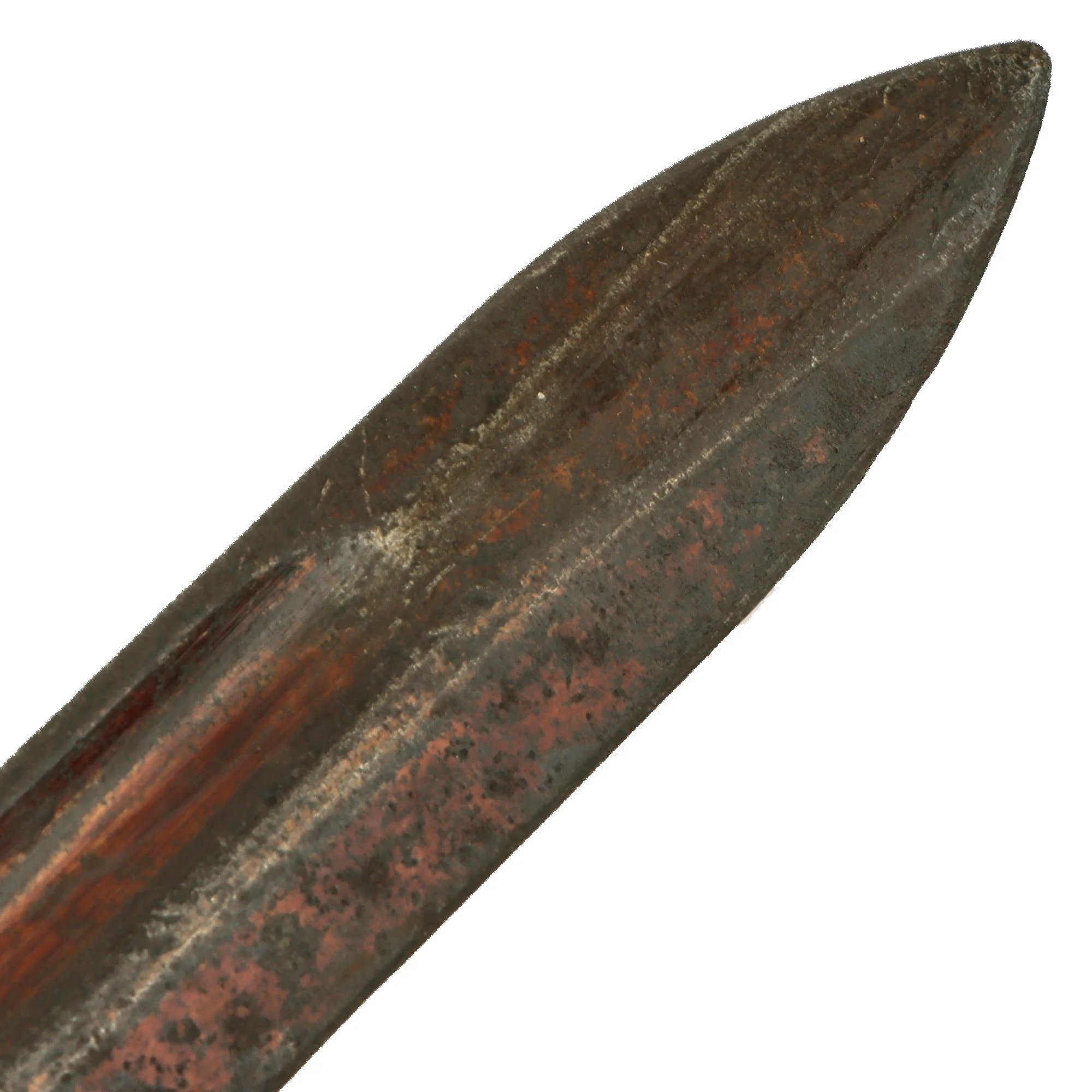 Original Italian WWII M1938 Mannlicher Carcano Short Rifle Folding Converted to Fixed Blade Bayonet with Scabbard — image 4